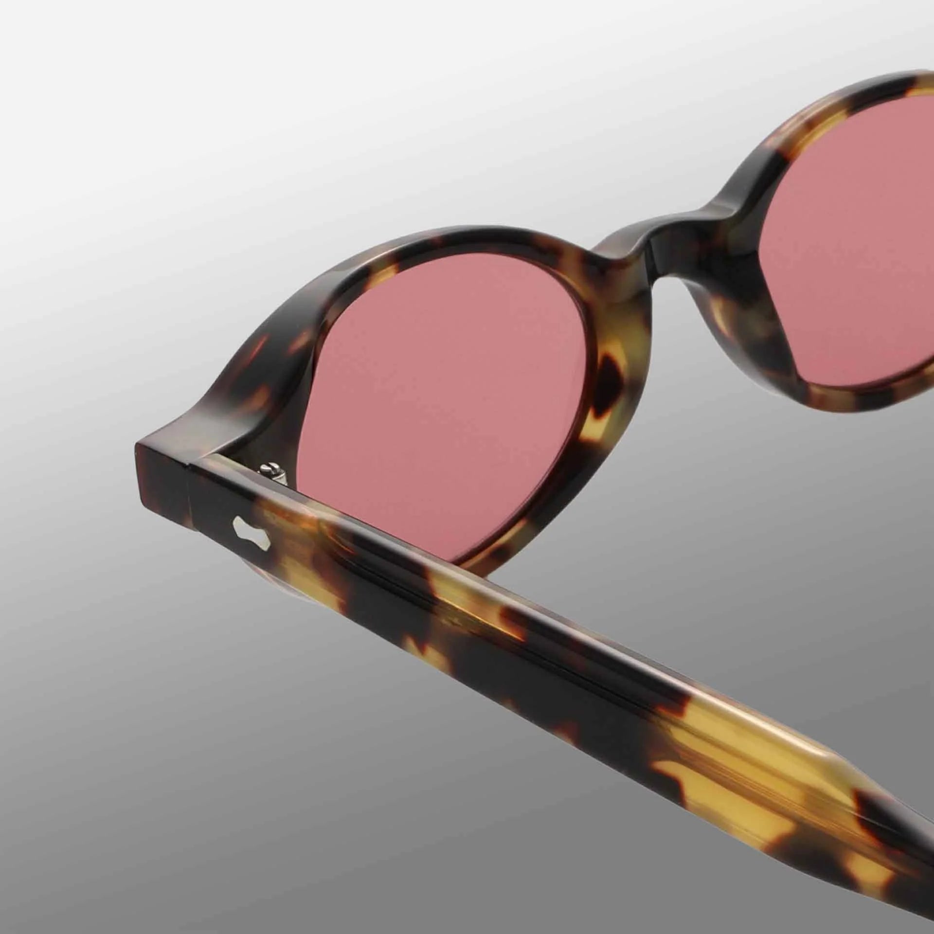 TBD Eyewear Ellipse Plum | Red Lens Sunglasses