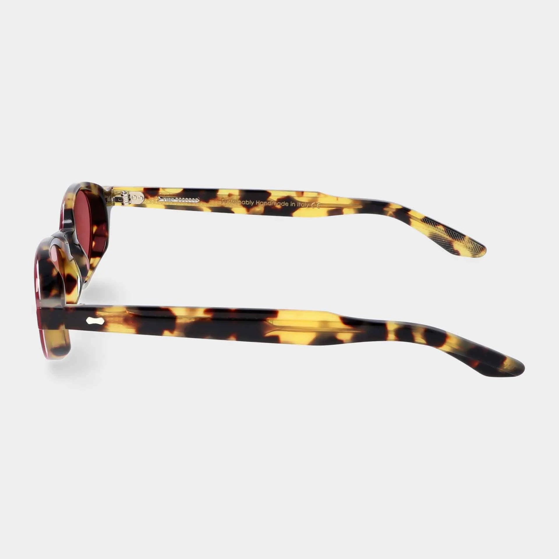 TBD Eyewear Ellipse Plum | Red Lens Sunglasses