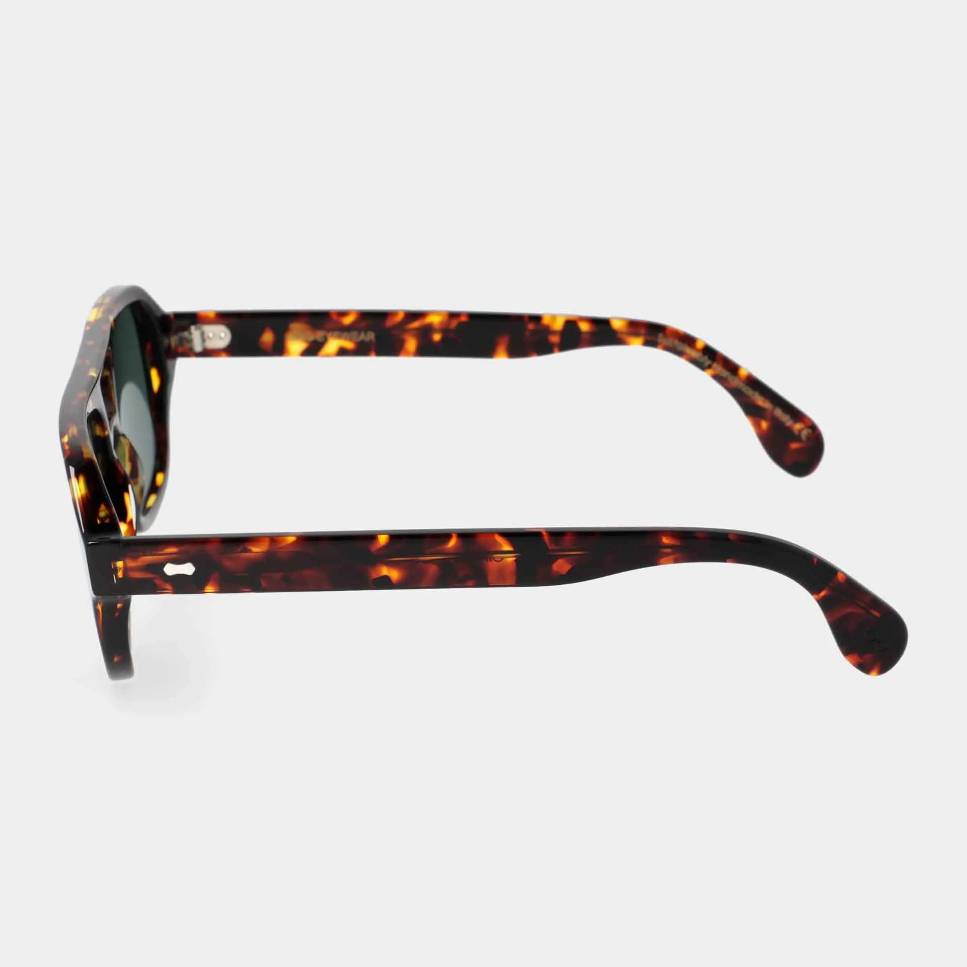 TBD Eyewear Gianni Eco Dark Havana | Bottle Green Lens Sunglasses