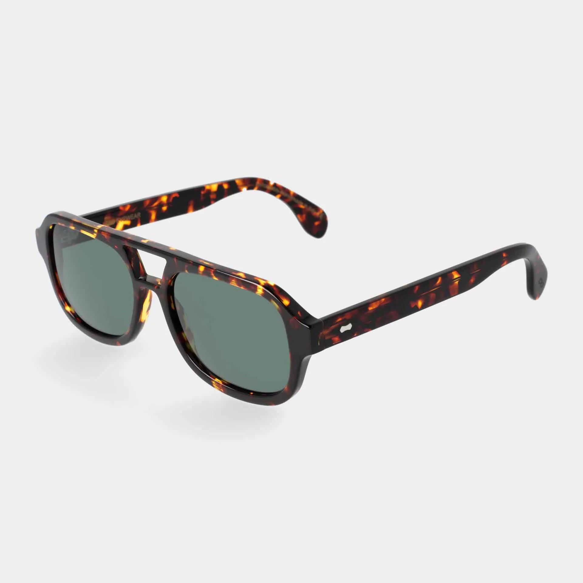 TBD Eyewear Gianni Eco Dark Havana | Bottle Green Lens Sunglasses