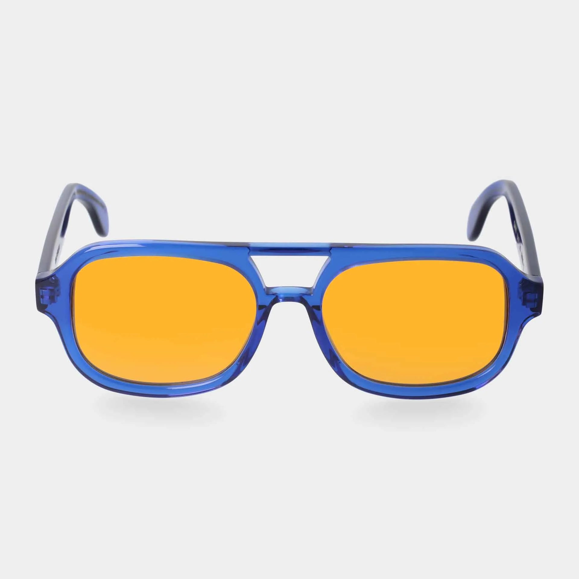 TBD Eyewear Gianni Royal Blue | Orange Lens Sunglasses