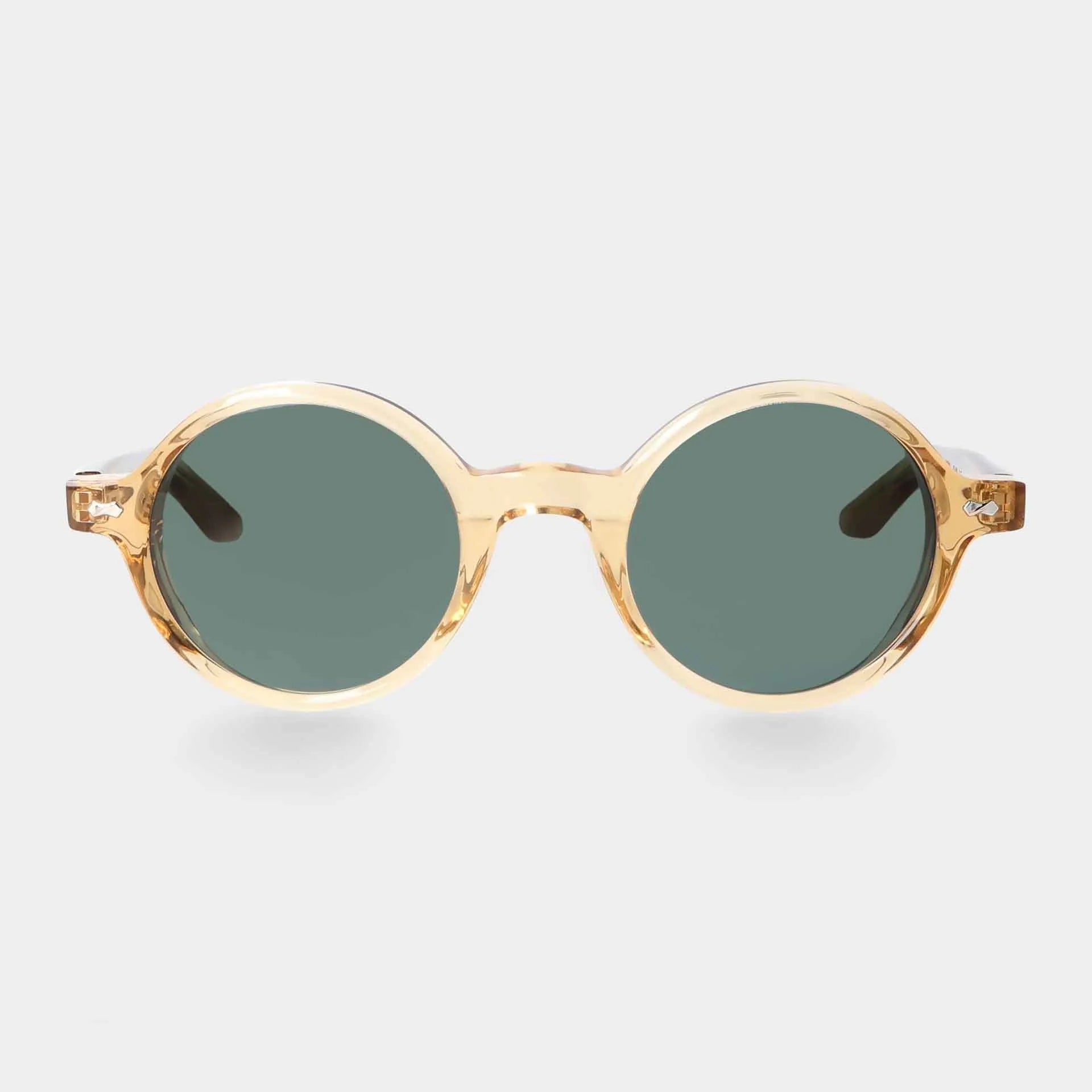 TBD Eyewear Giotto Eco Champagne | Bottle Green Lens Sunglasses