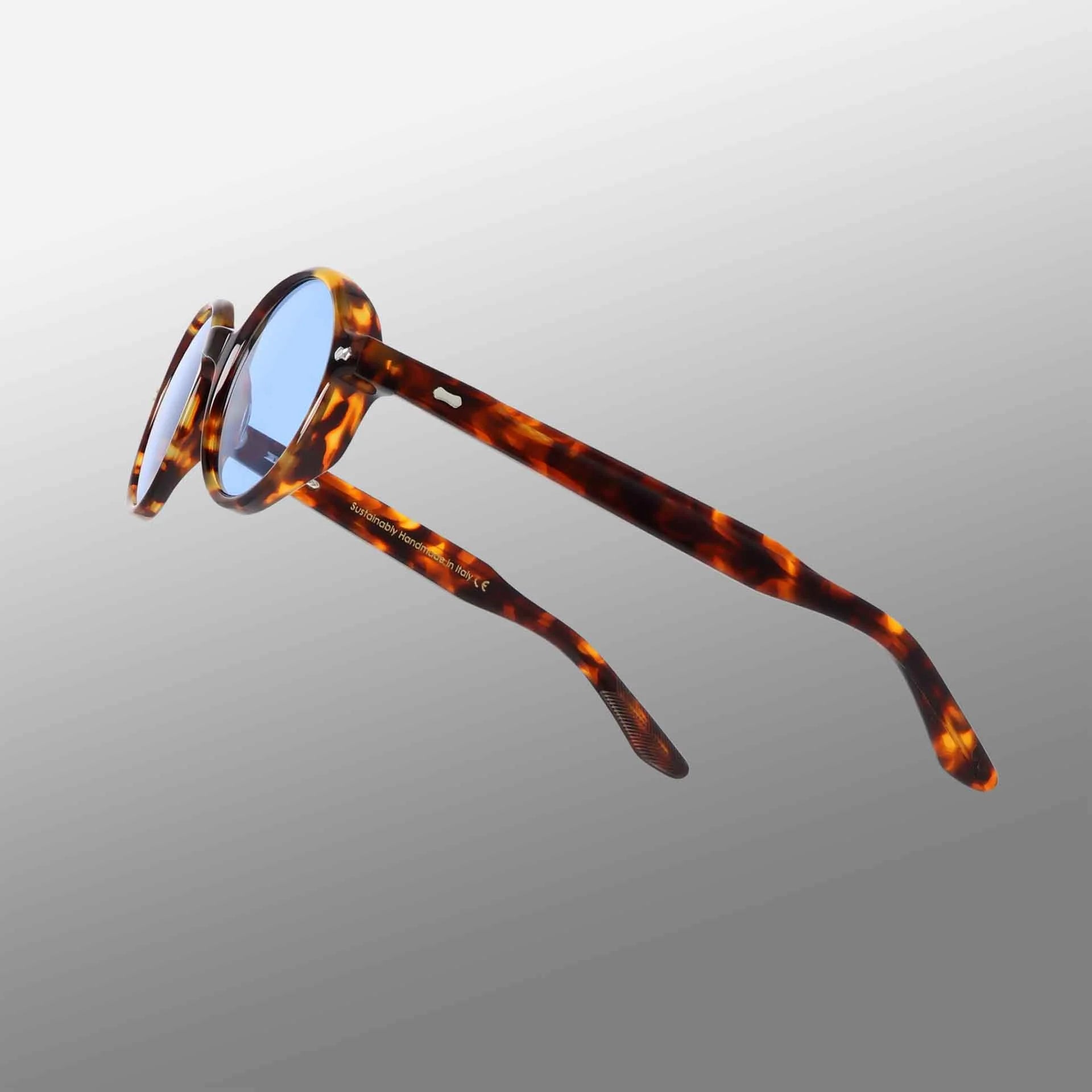 TBD Eyewear Giotto Eco Spotted Havana | Blue Lens Sunglasses