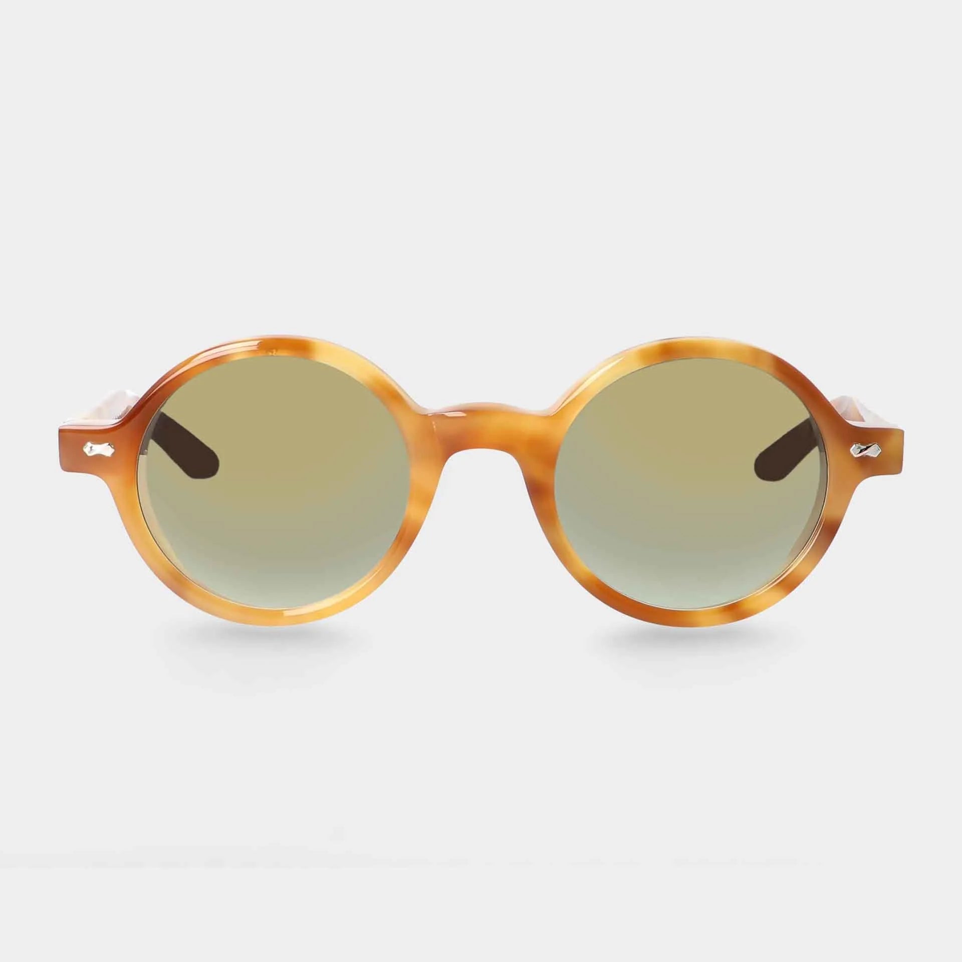 TBD Eyewear Giotto Golden Havana | Mirror Green Lens Sunglasses