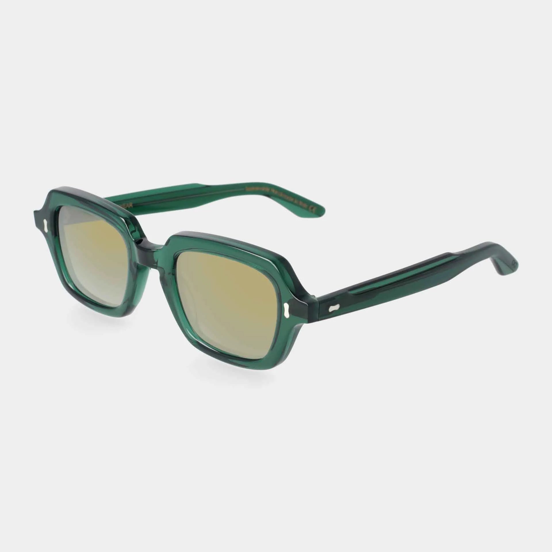 TBD Eyewear Oak Emerald | Mirror Green Lens Sunglasses