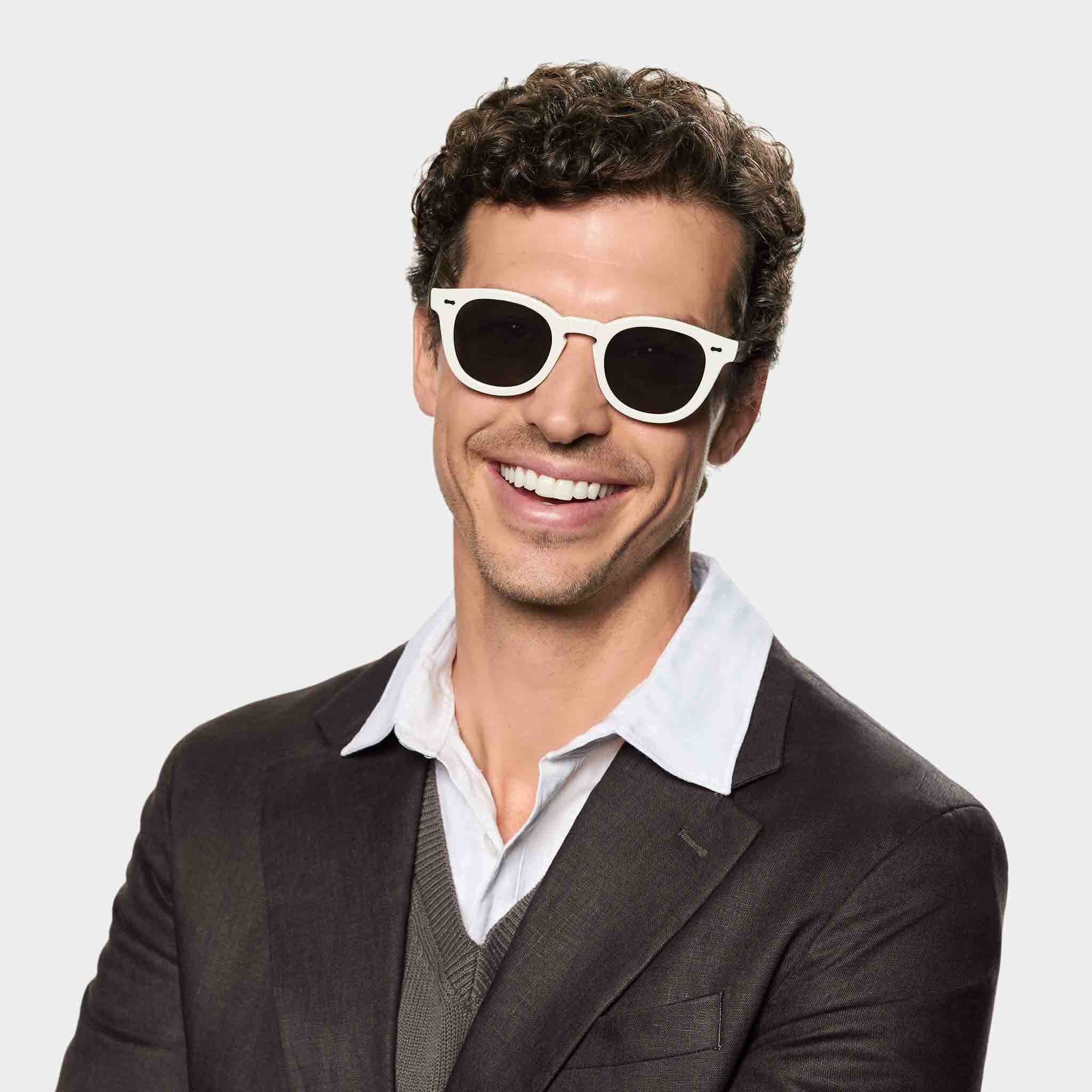 TBD Eyewear Donegal White | Grey Lens Sunglasses