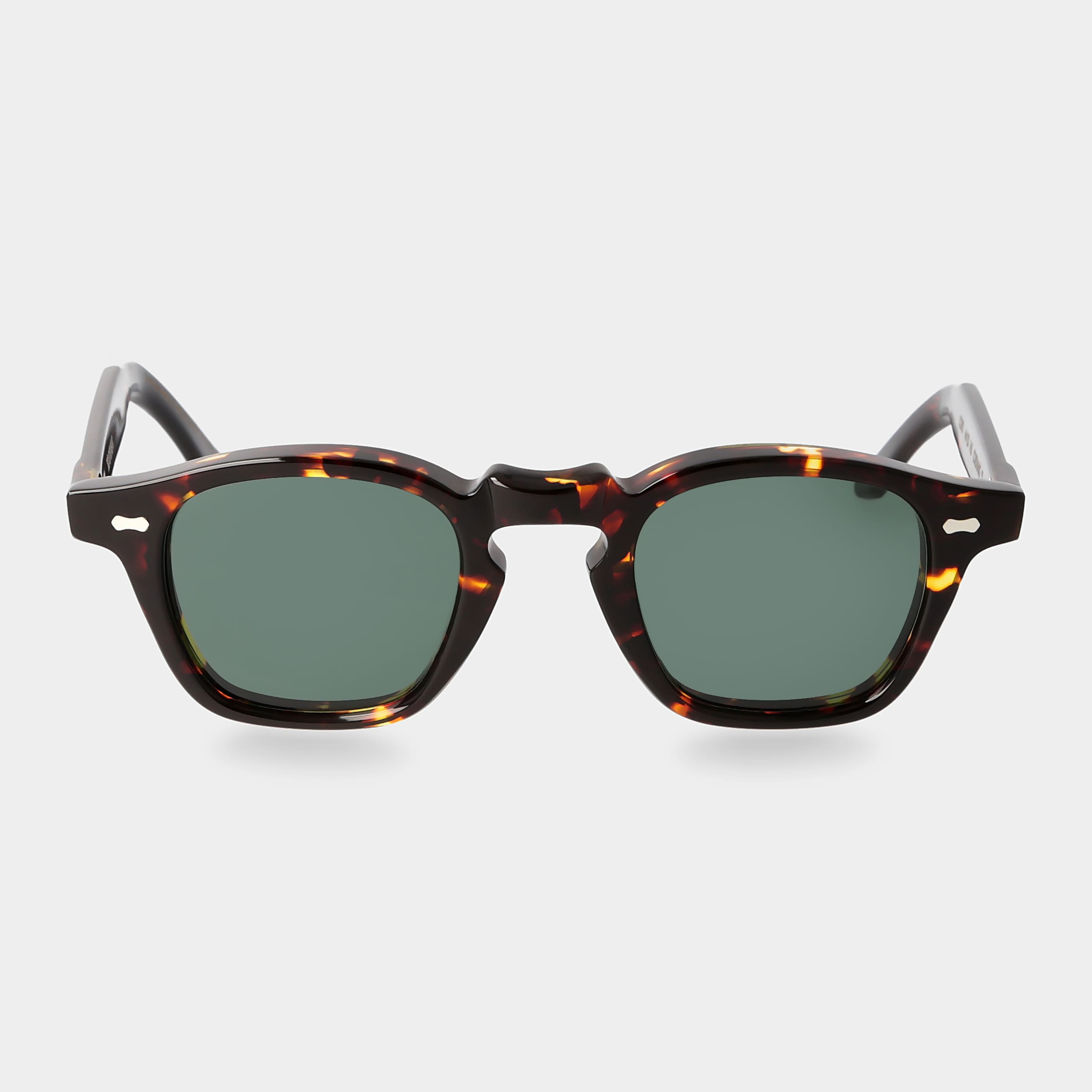 TBD Eyewear Cord Eco Dark Havana Bottle Green Lens Sunglasses Front
