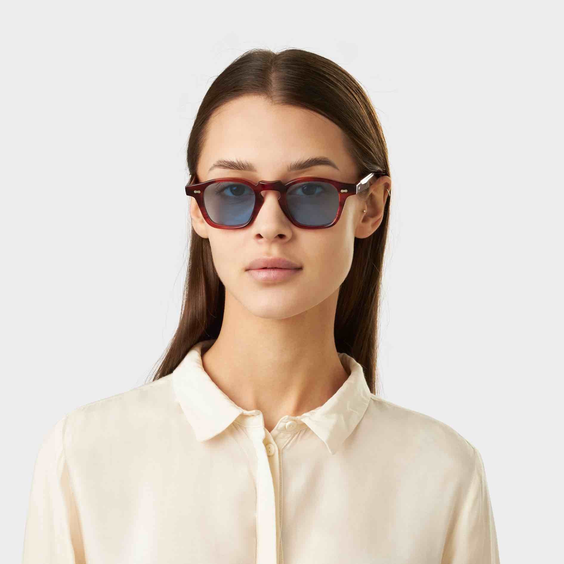 TBD Eyewear Cord Eco Havana | Blue Lens Sunglasses