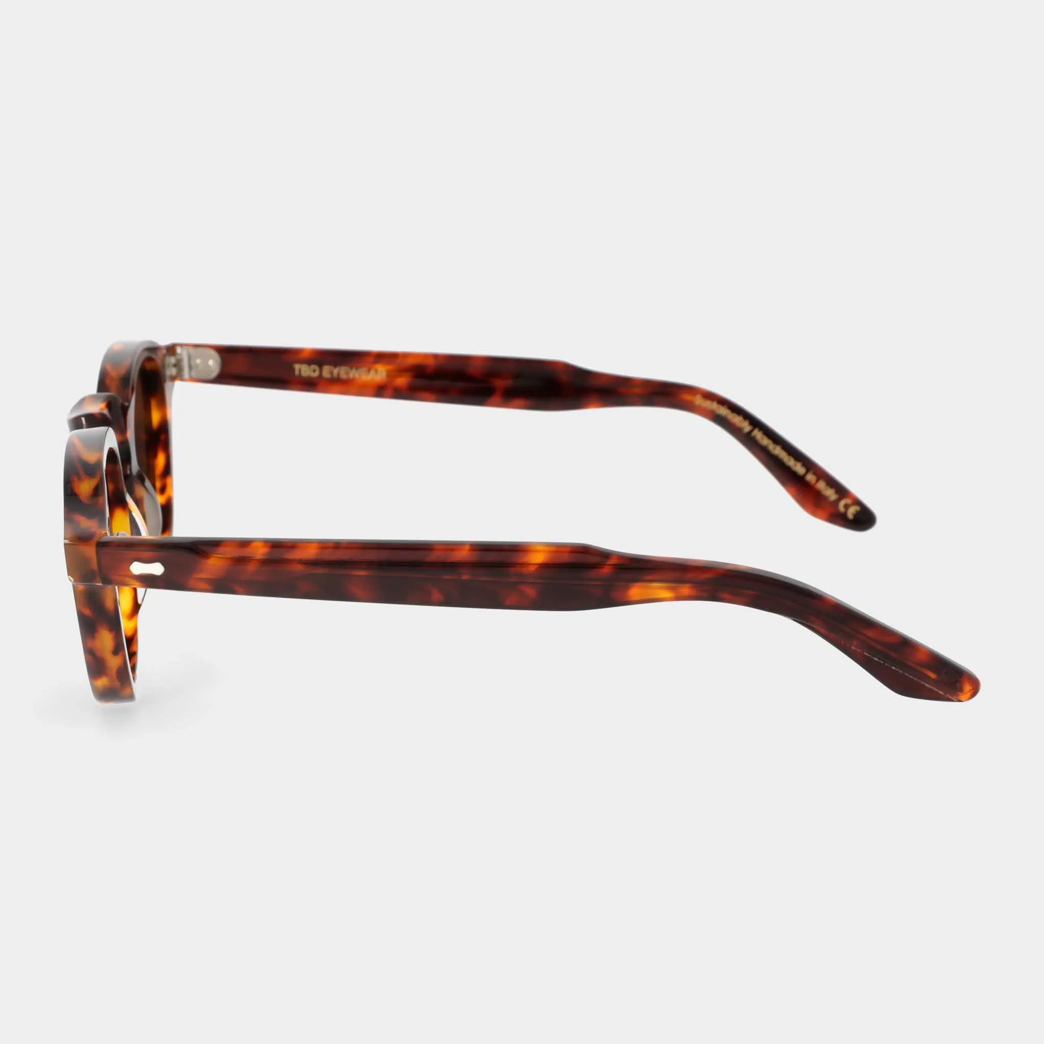 TBD Eyewear Cord Eco Spotted Havana Tobacco Lens Sunglasses Side