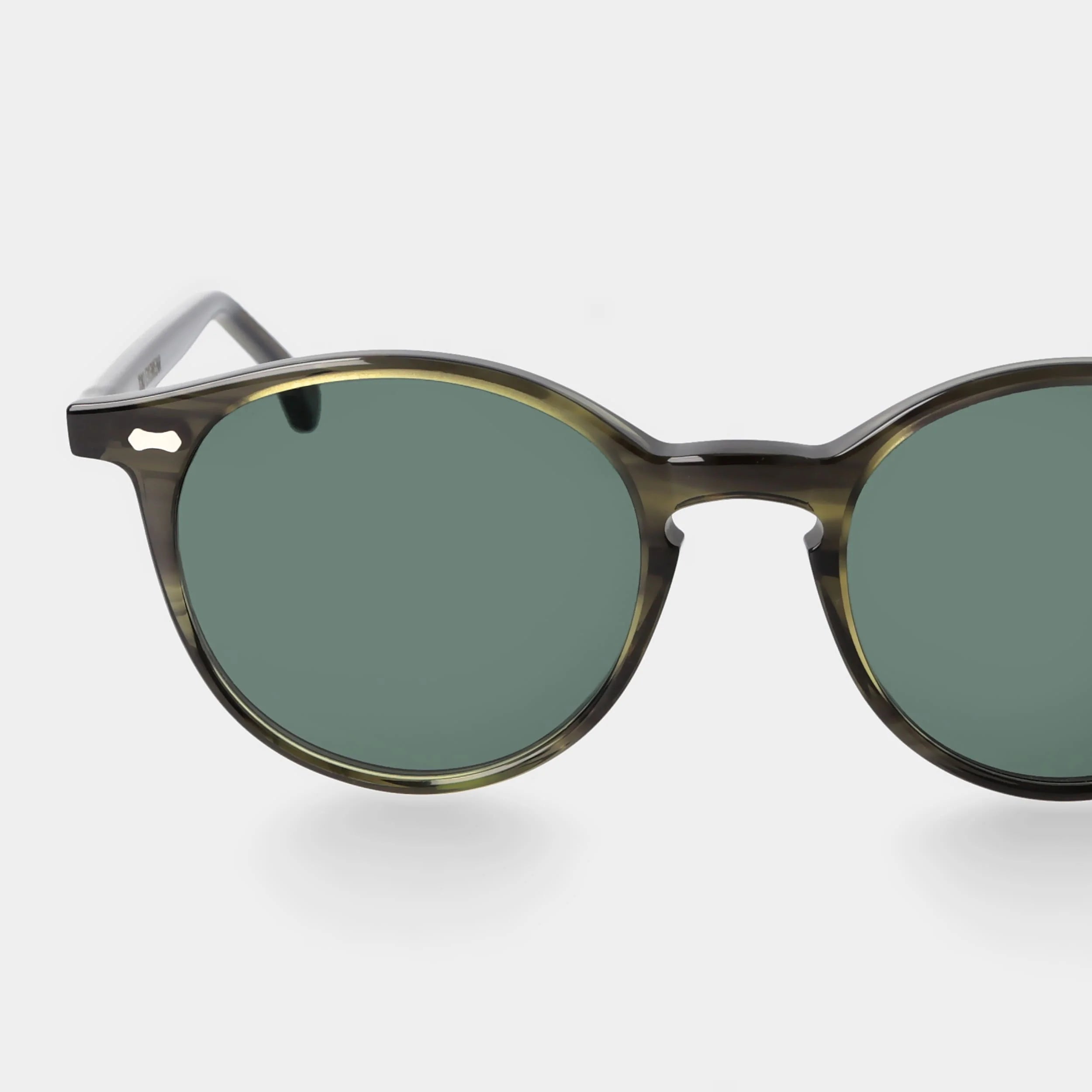 TBD Eyewear Cran Eco Green Bottle Green Lens Sunglasses Detail