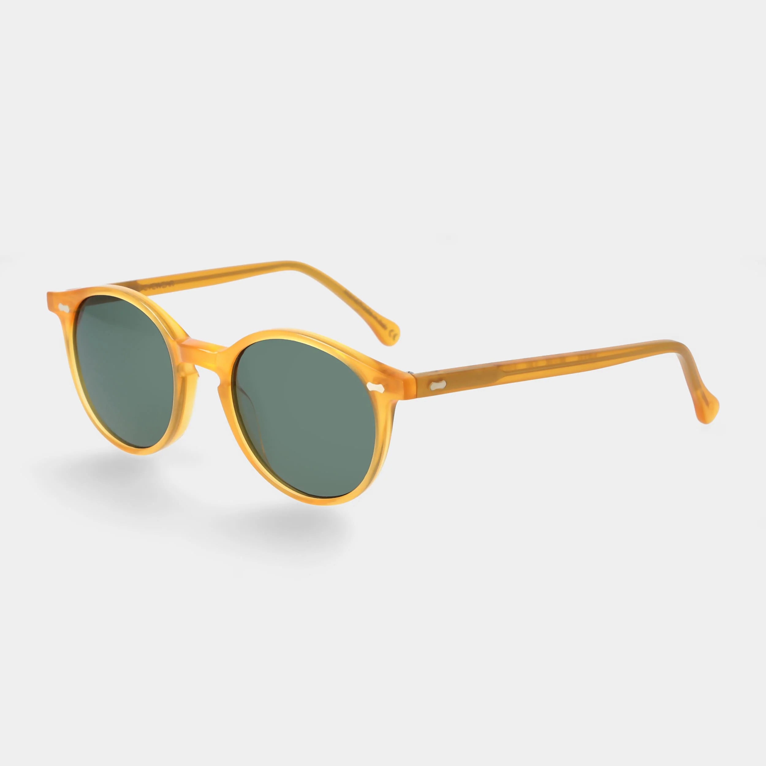 TBD Eyewear Cran Eco Honey Bottle Green Lens Angle