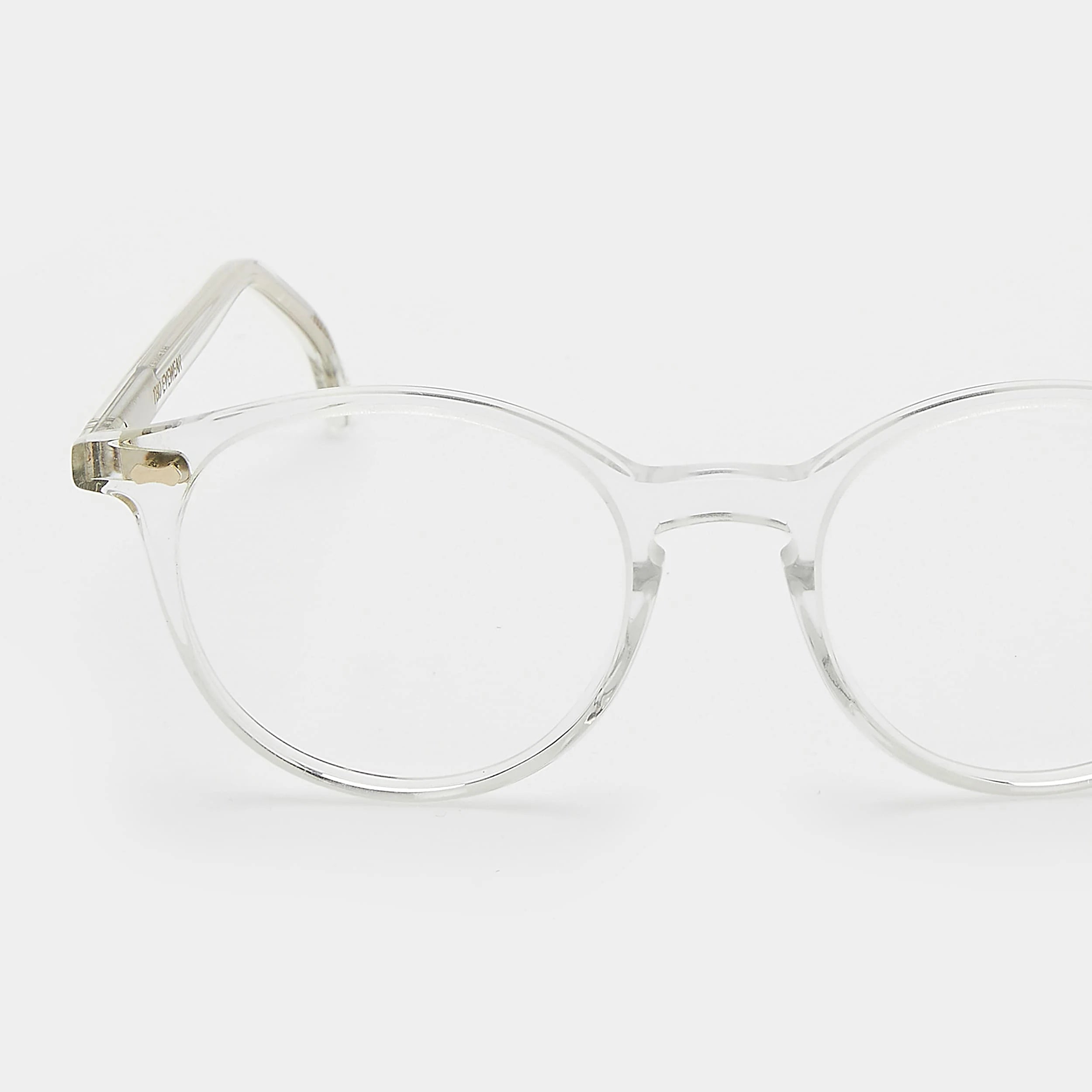 TBD Eyewear Cran Eco Transparent Optical Detail