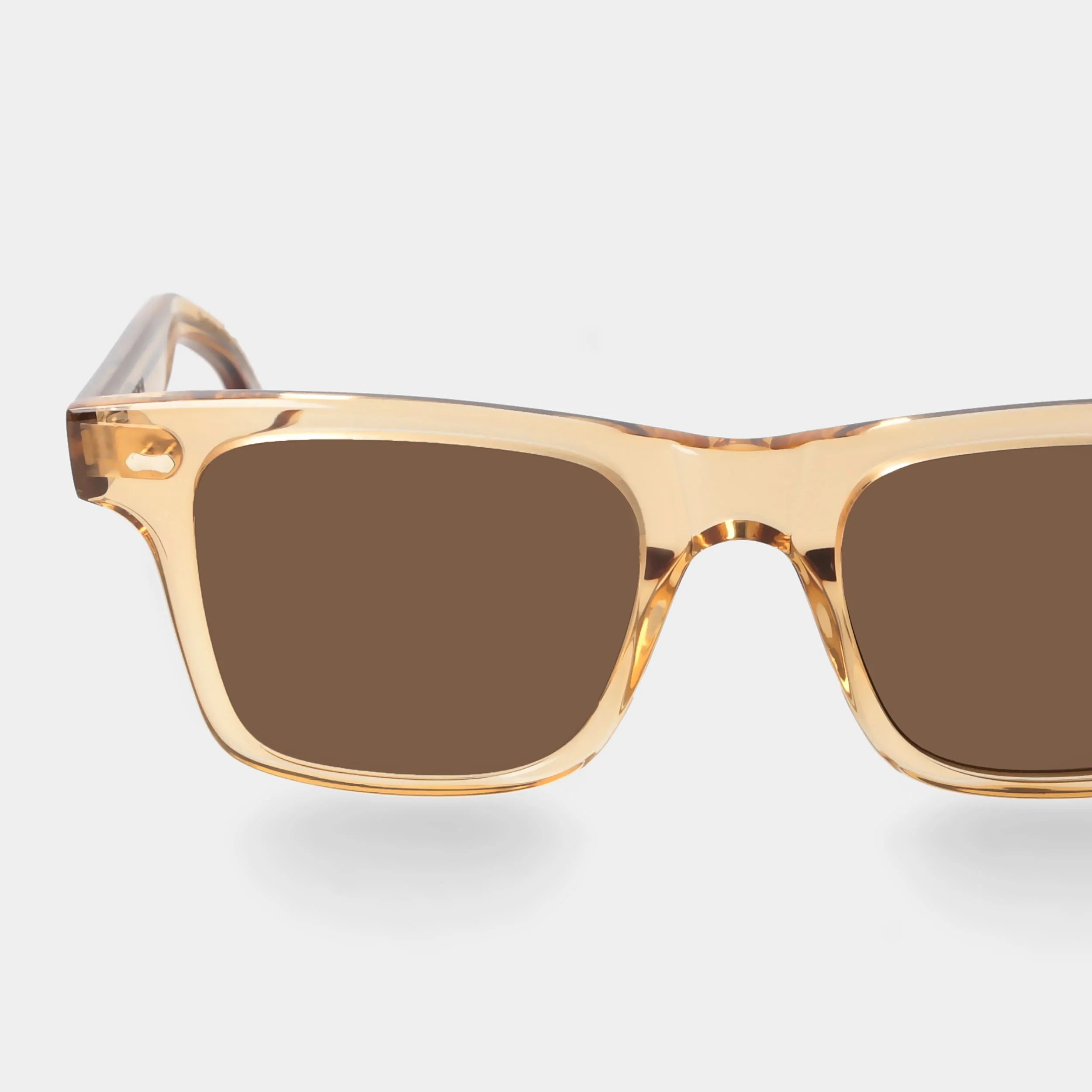 TBD Eyewear Denim Eco Champagne Tobacco Lens Sunglasses Detail
