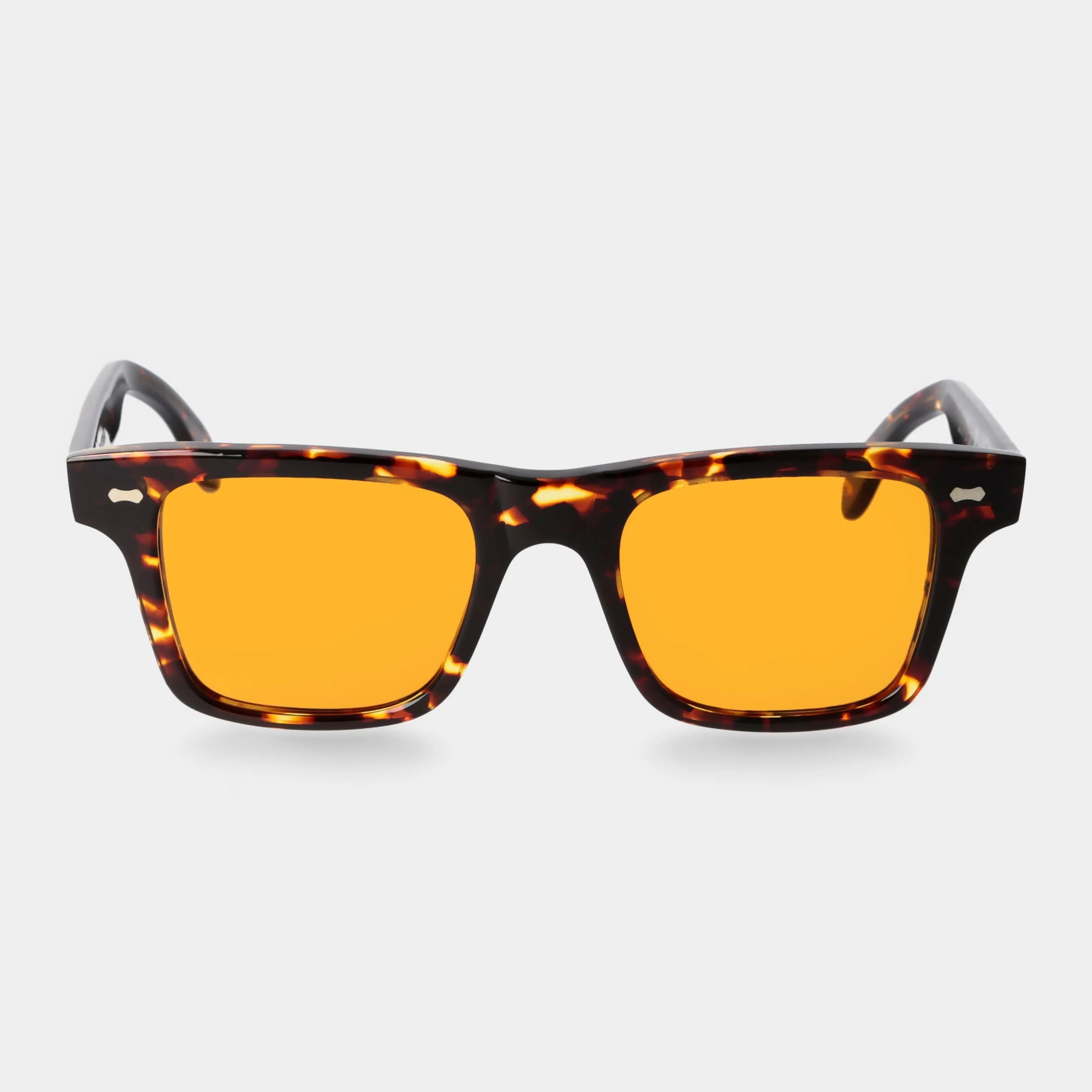 TBD Eyewear Denim Eco Dark Havana Orange Lens Sunglasses Front