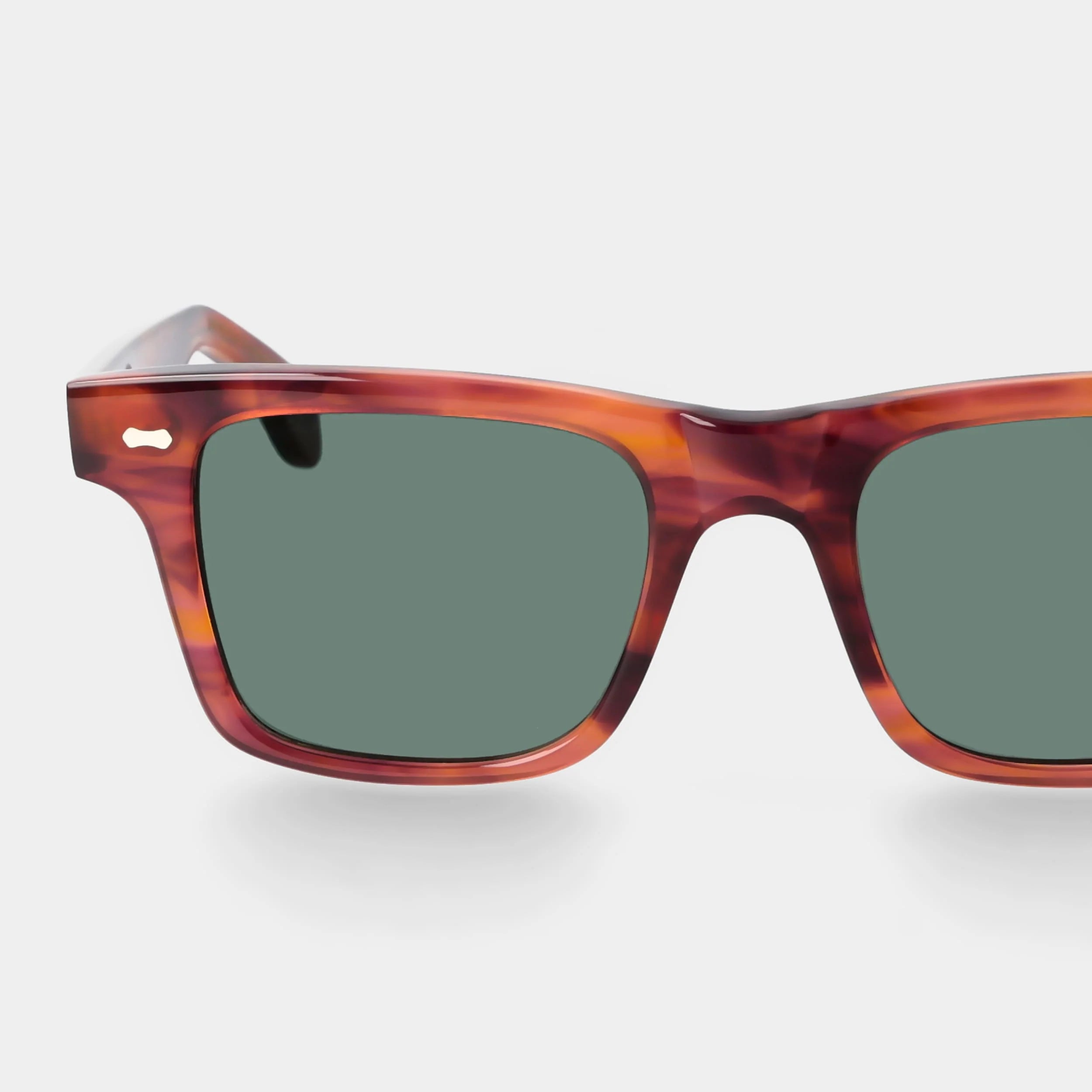 TBD Eyewear Denim Eco Havana Bottle Green Lens Sunglasses Detail
