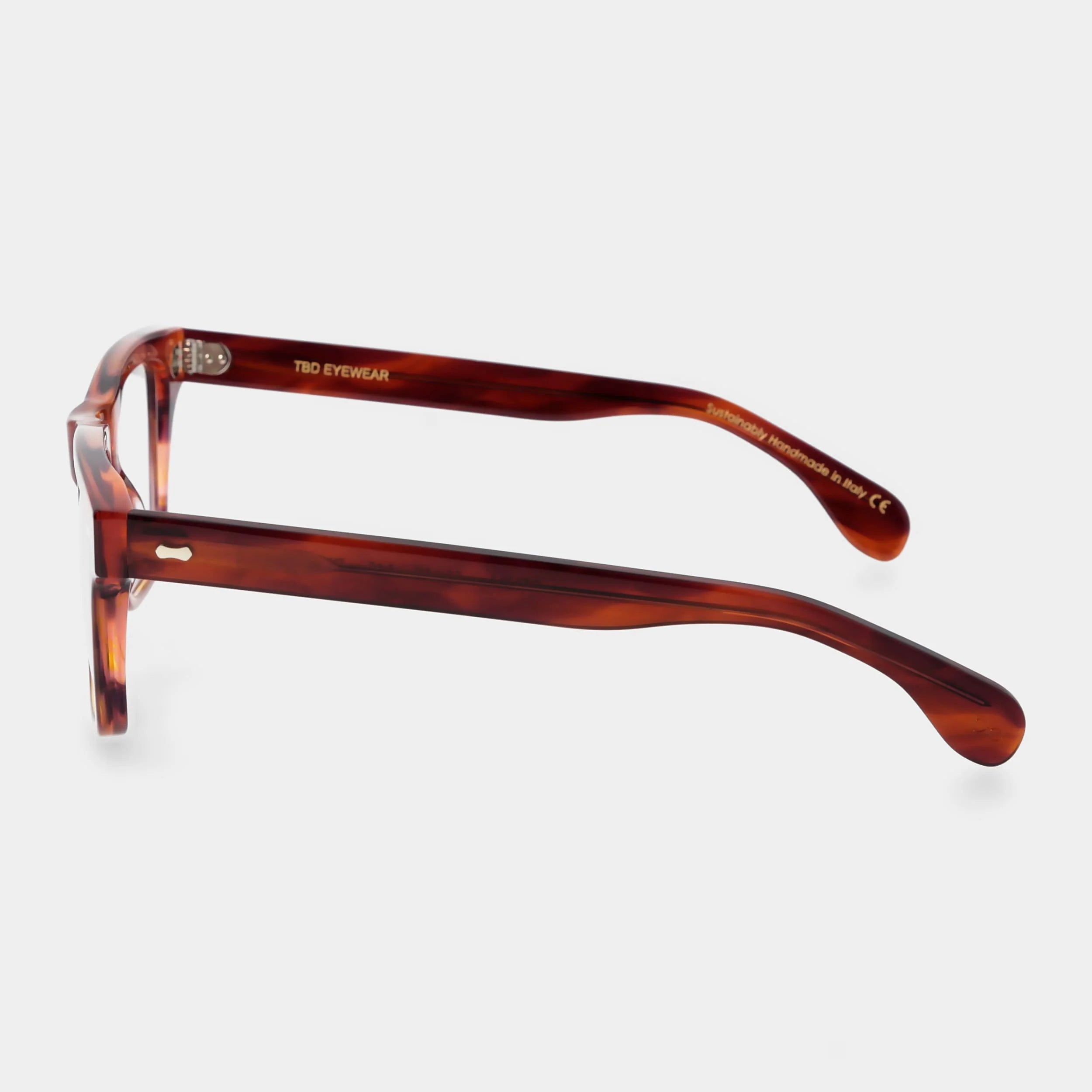 TBD Eyewear Denim Eco Havana Optical Side