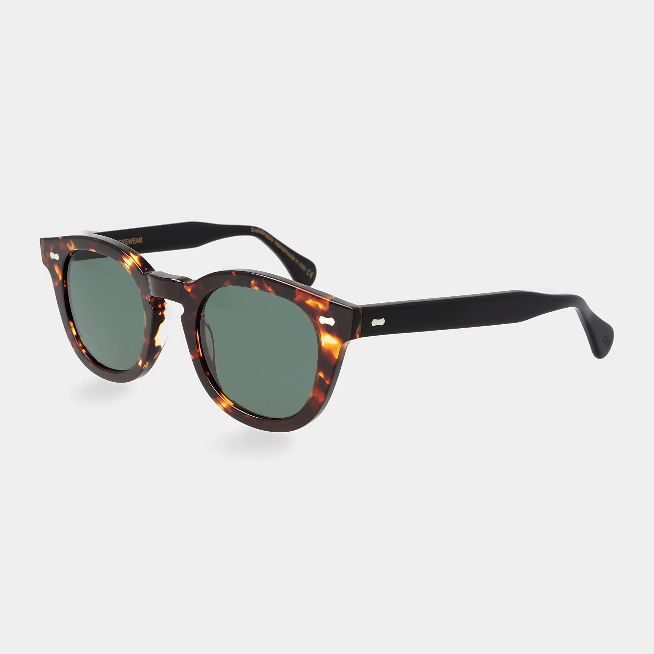 TBD Eyewear Donegal Eco Bicolor Bottle Green Lens Sunglasses Side