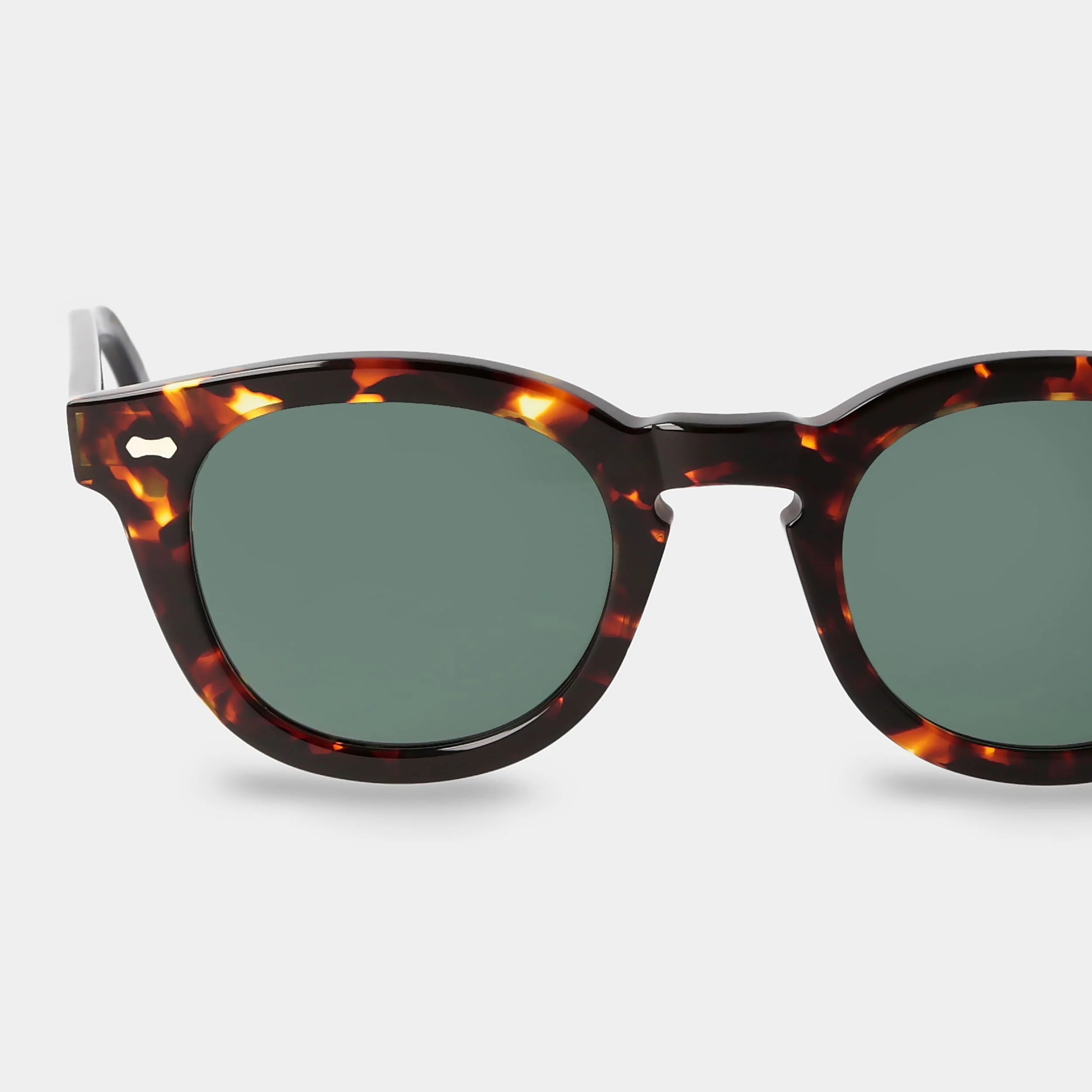 TBD Eyewear Donegal Eco Bicolor Bottle Green Lens Sunglasses Detail
