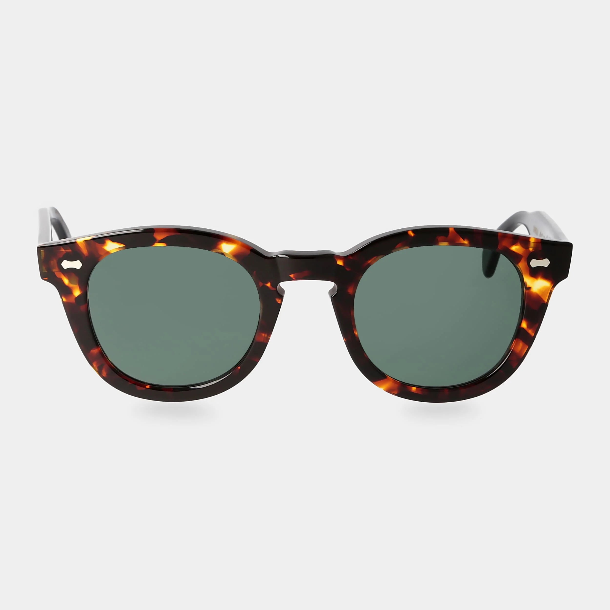 TBD Eyewear Donegal Eco Bicolor Bottle Green Lens Sunglasses Front