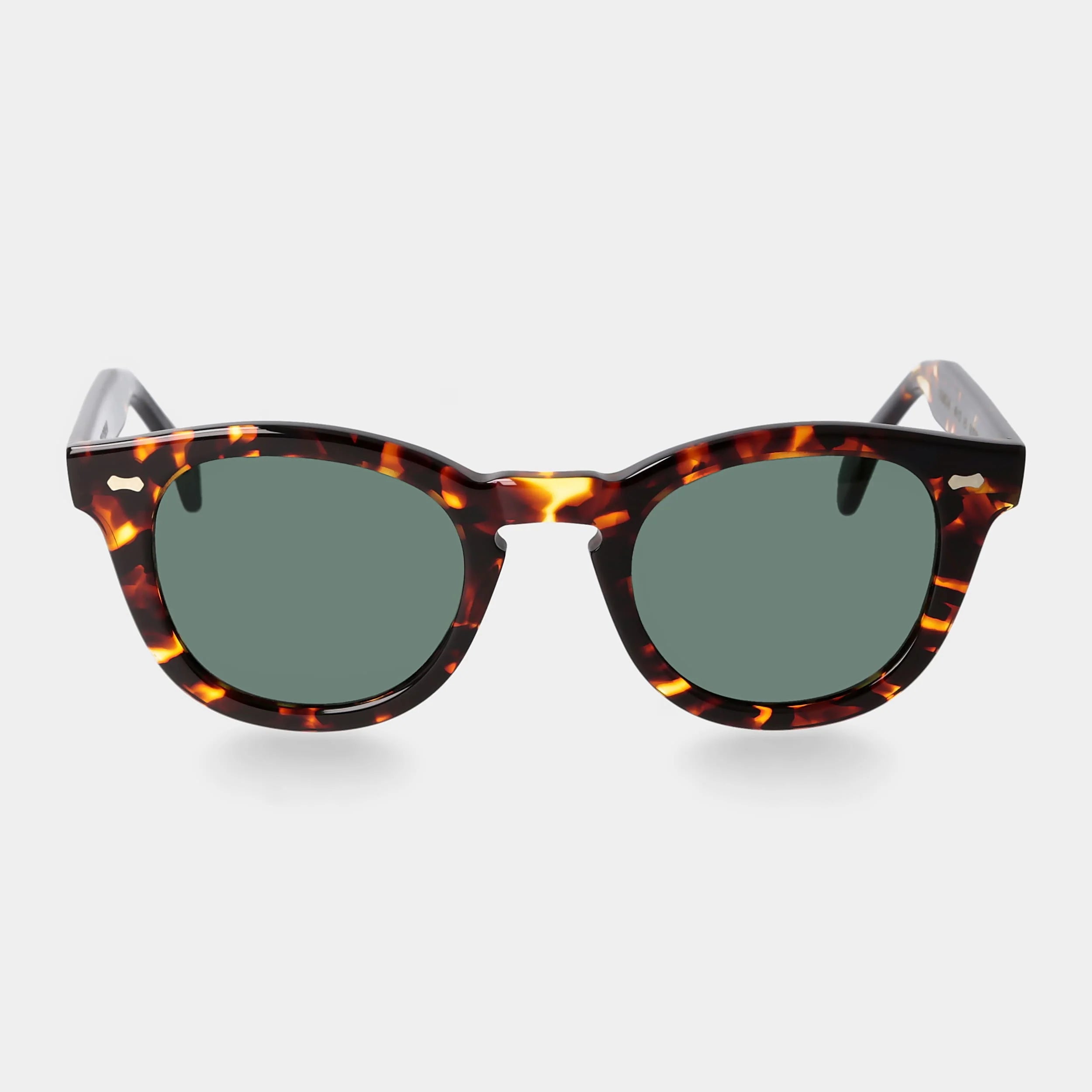TBD Eyewear Donegal Eco Dark Havana Bottle Green Lens Sunglasses Front