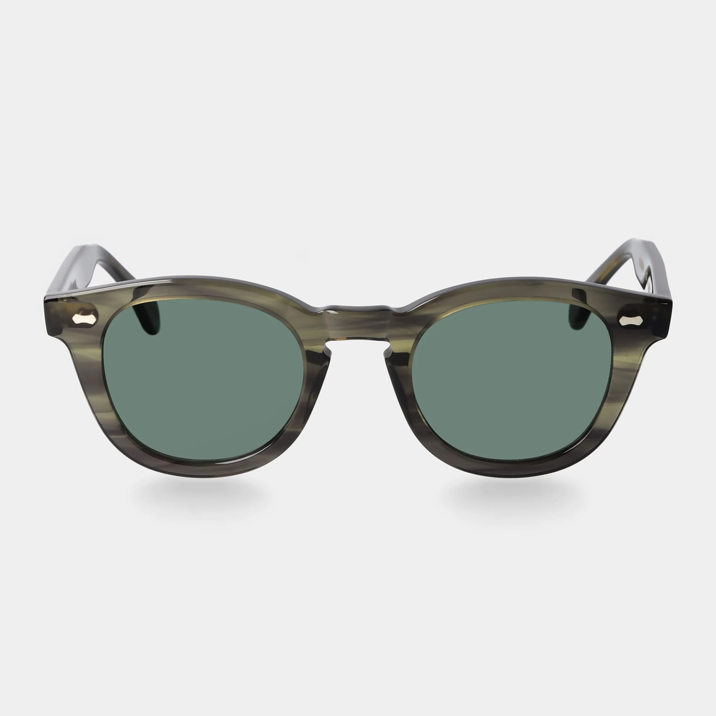 TBD Eyewear Donegal Eco Green Bottle Green Lens Sunglasses Front