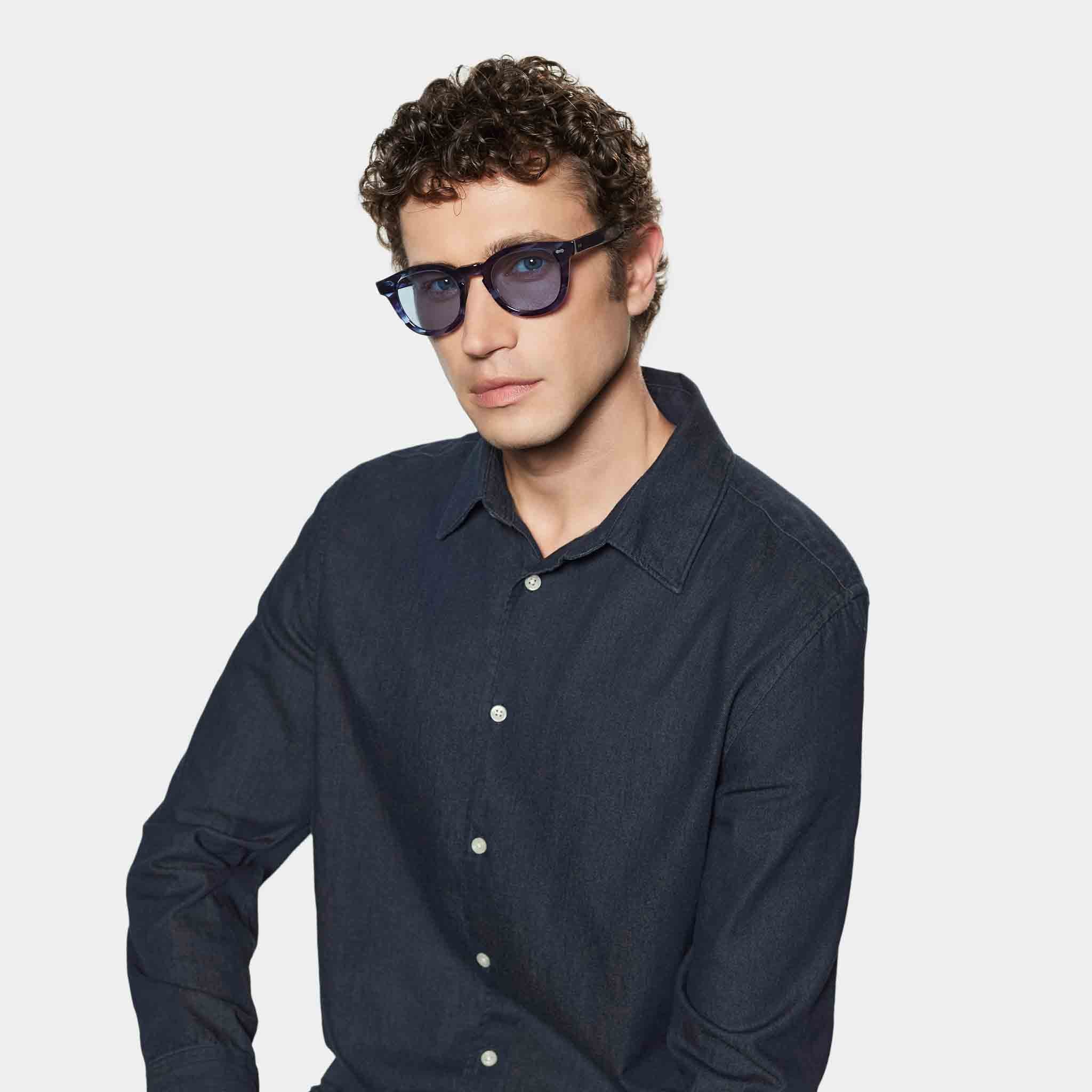 TBD Eyewear Donegal Ocean Blue Lens Sunglasses Man