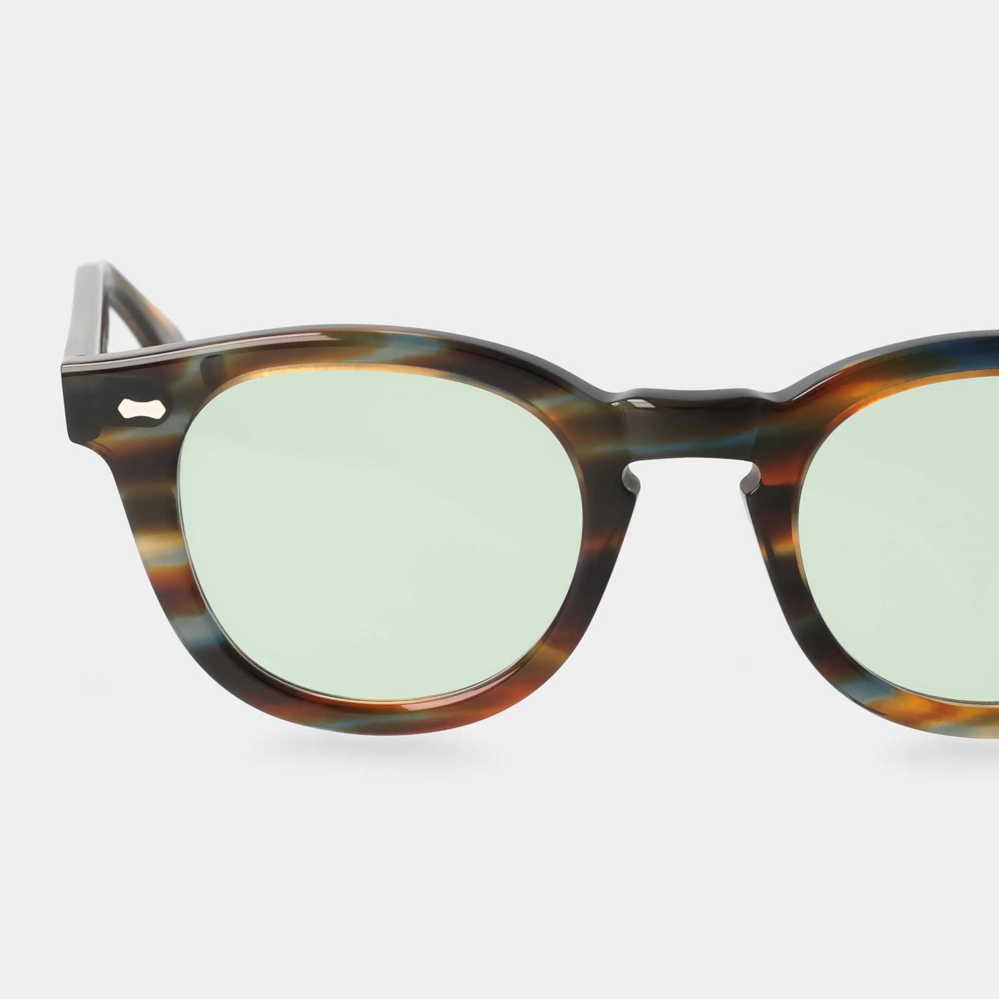 TBD Eyewear Donegal River Light Green Lens Sunglasses Detail