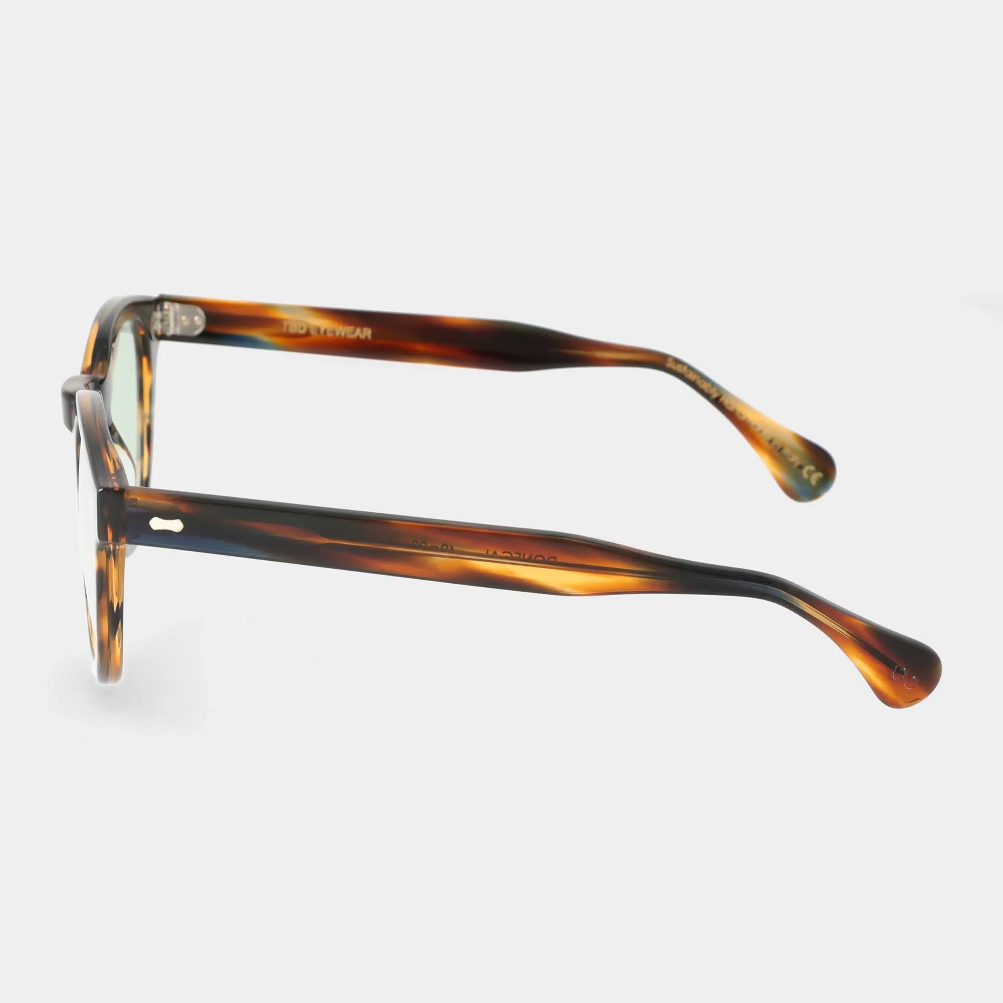 TBD Eyewear Donegal River Light Green Lens Sunglasses Side