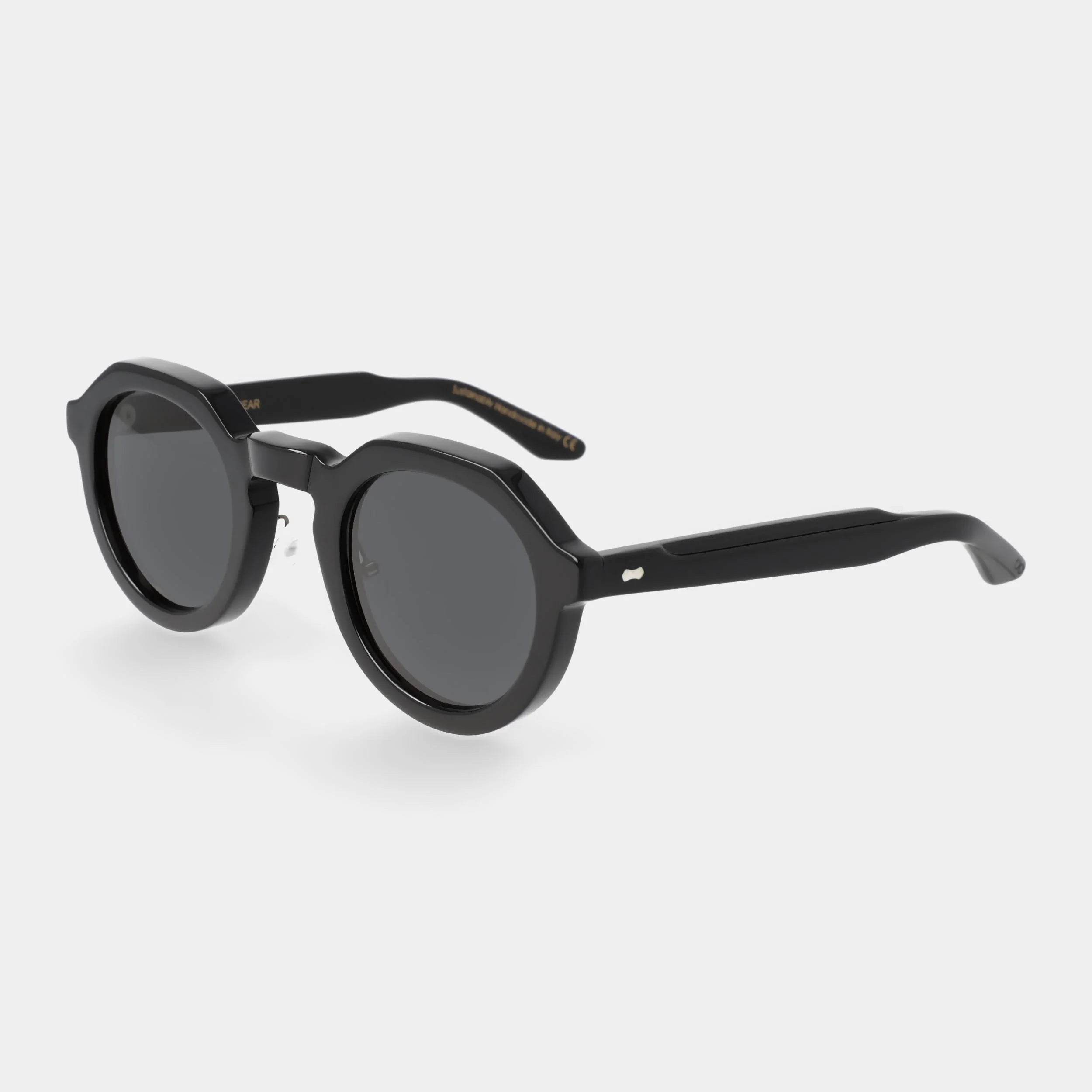 TBD Eyewear Ivy Eco Black Grey Lens Sunglasses Angle