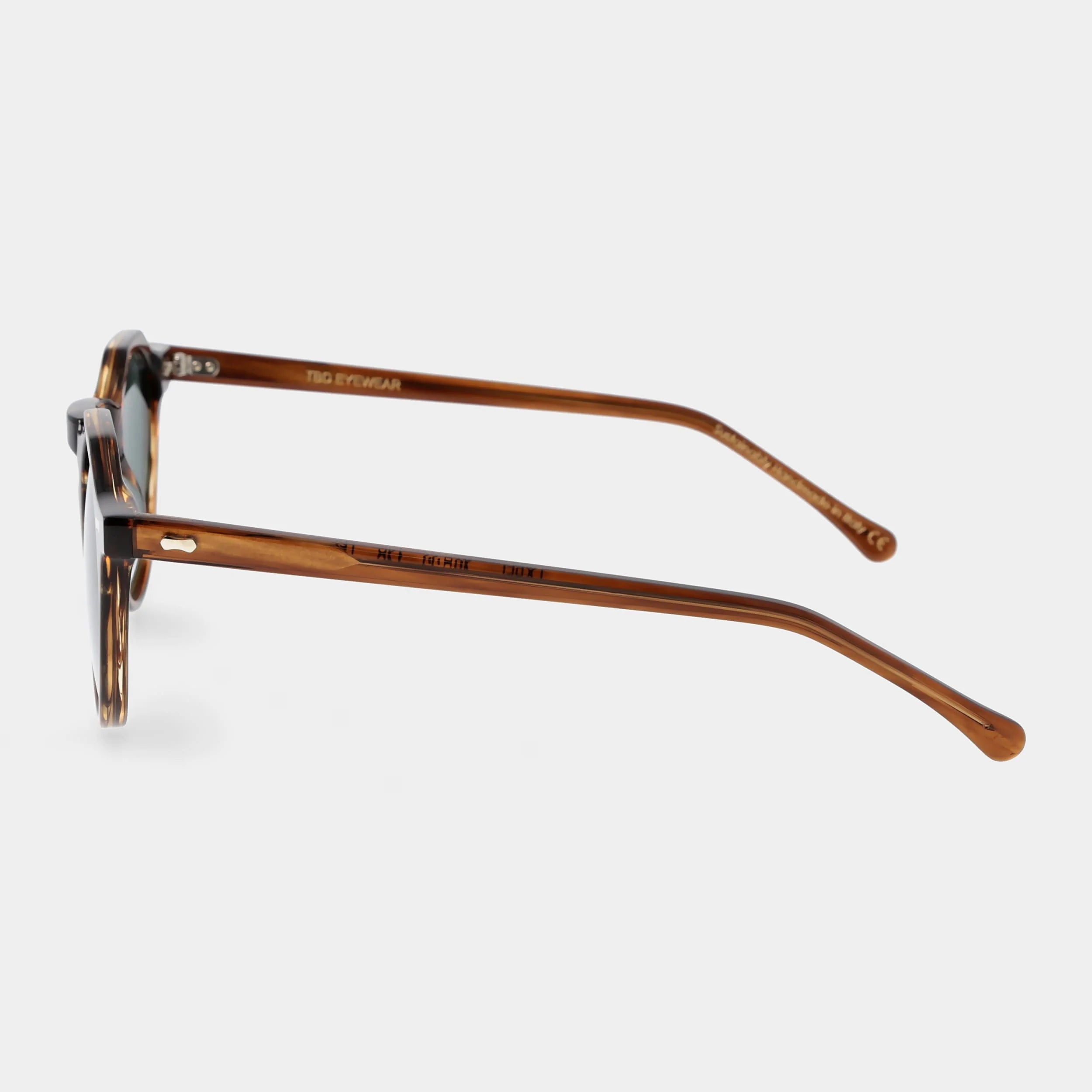 TBD Eyewear Lapel Earth Bio Bottle Green Lens Sunglasses Side