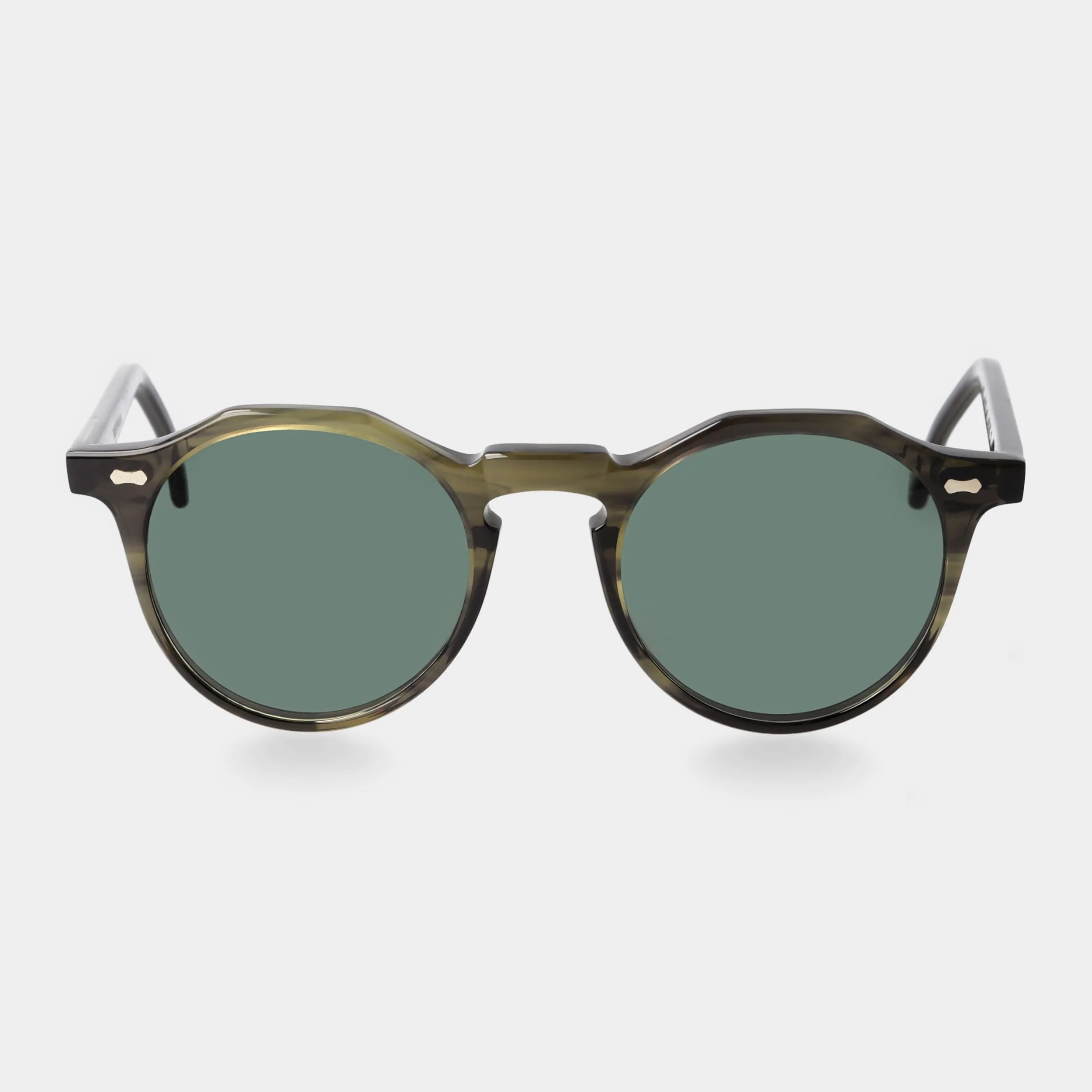 TBD Eyewear Lapel Eco Green Bottle Green Lens Sunglasses Front