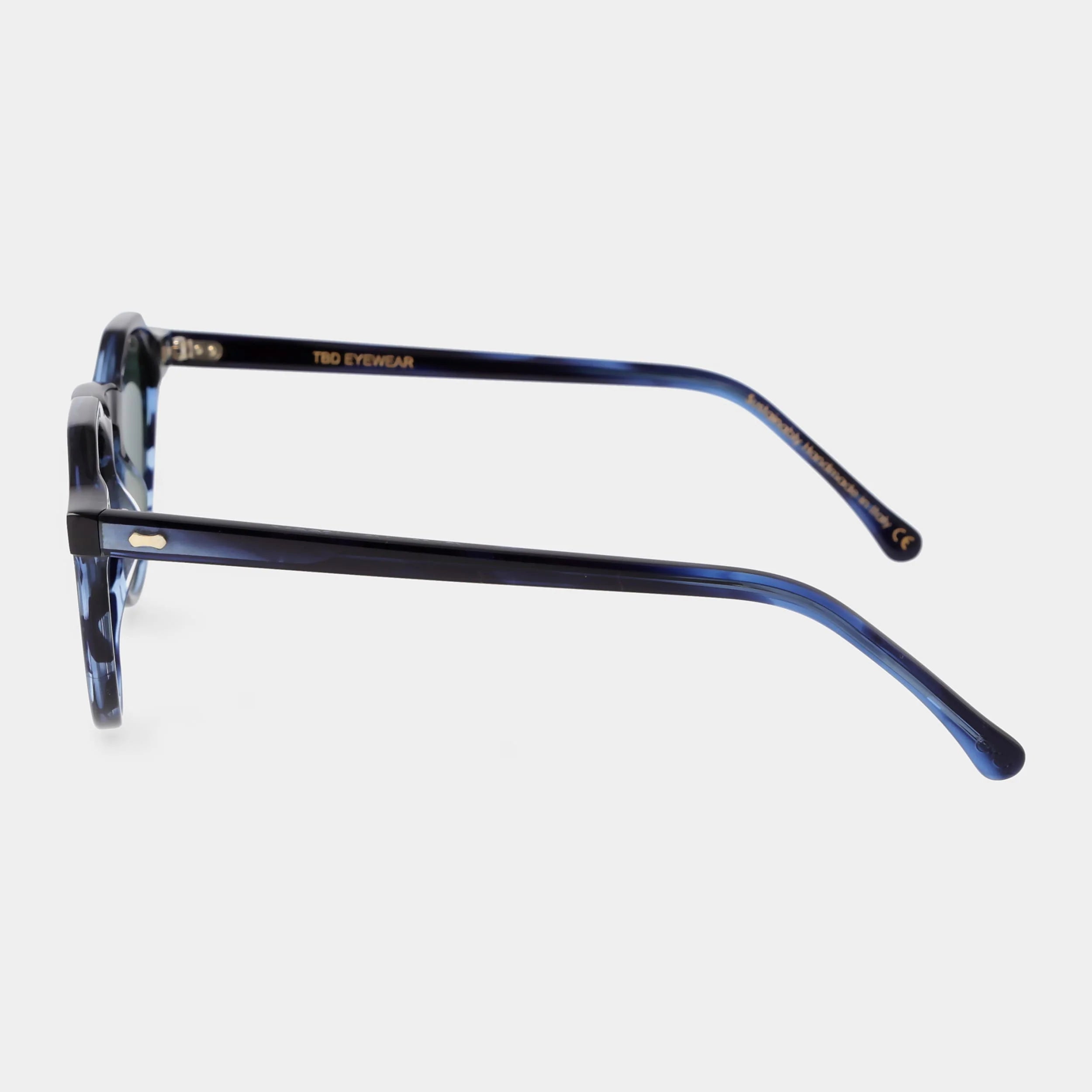 TBD Eyewear Lapel Ocean Bottle Green Lens Sunglasses Side