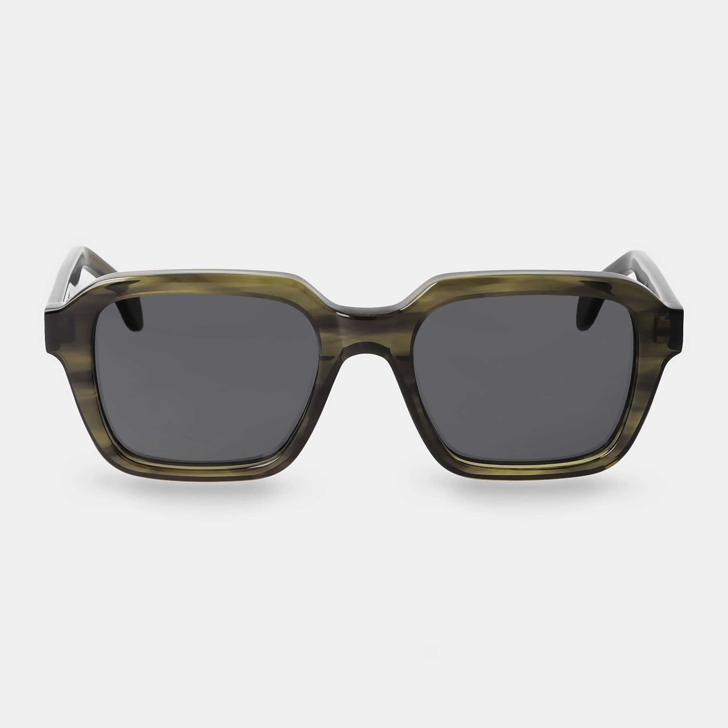 TBD Eyewear Lino Eco Green Grey Lens Sunglasses Front