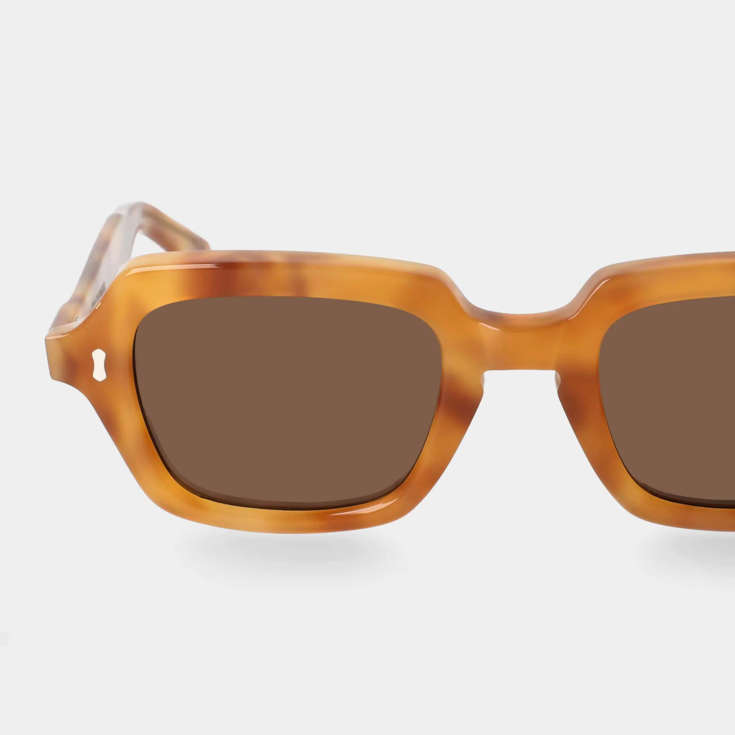 TBD Eyewear Oak Golden Havana Tobacco Lens Sunglasses Detail