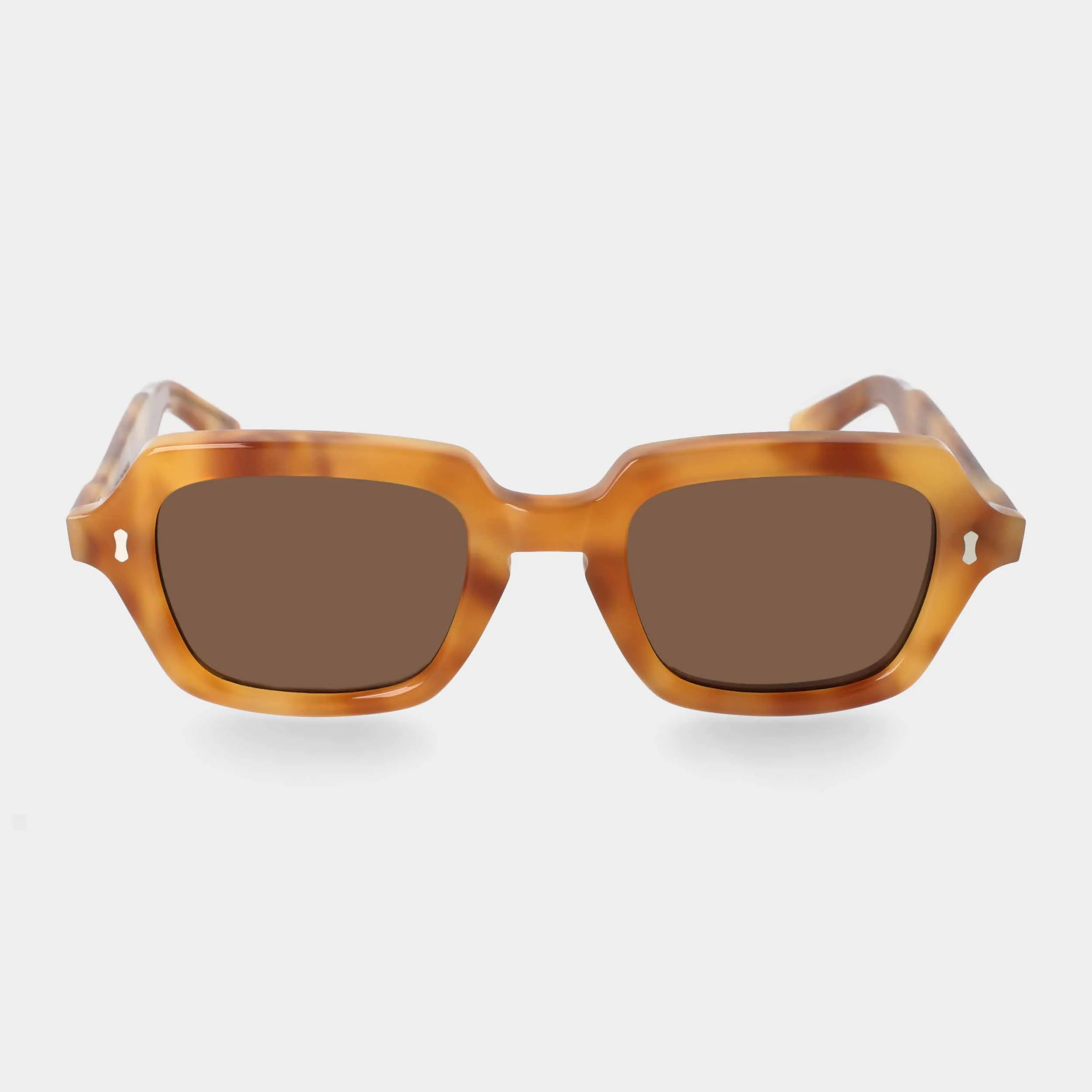 TBD Eyewear Oak Golden Havana Tobacco Lens Sunglasses Front
