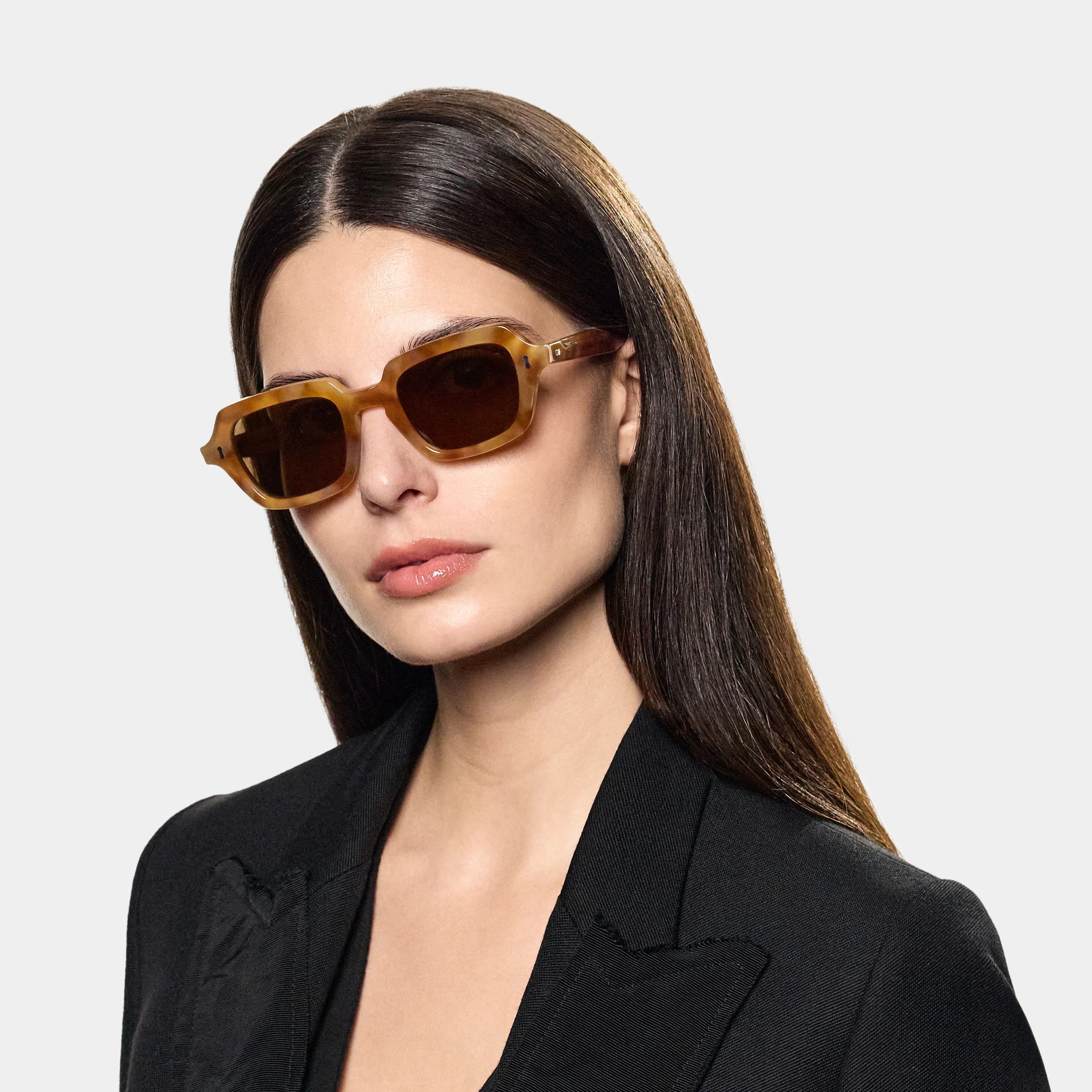 TBD Eyewear Oak Golden Havana Tobacco Lens Sunglasses Woman