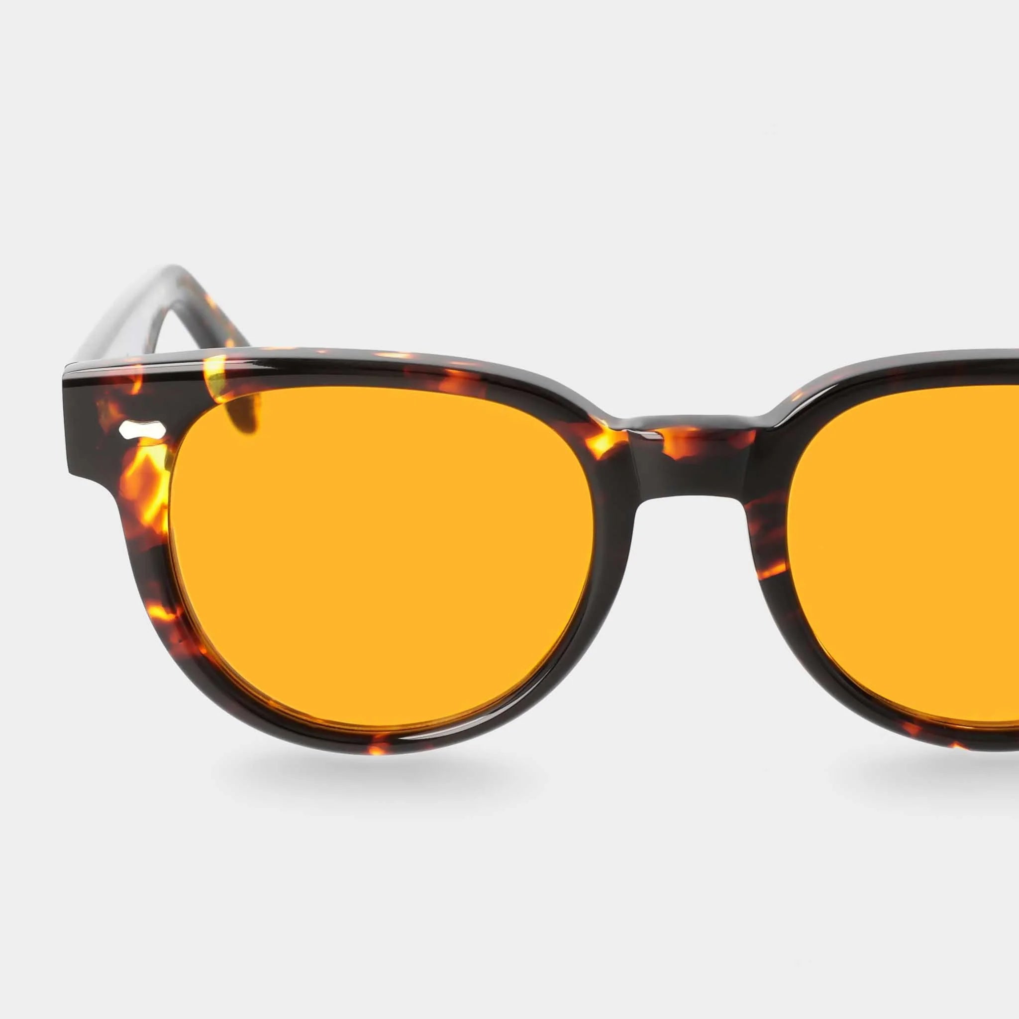 TBD Eyewear Palm Eco Dark Havana Orange Lens Sunglasses Detail
