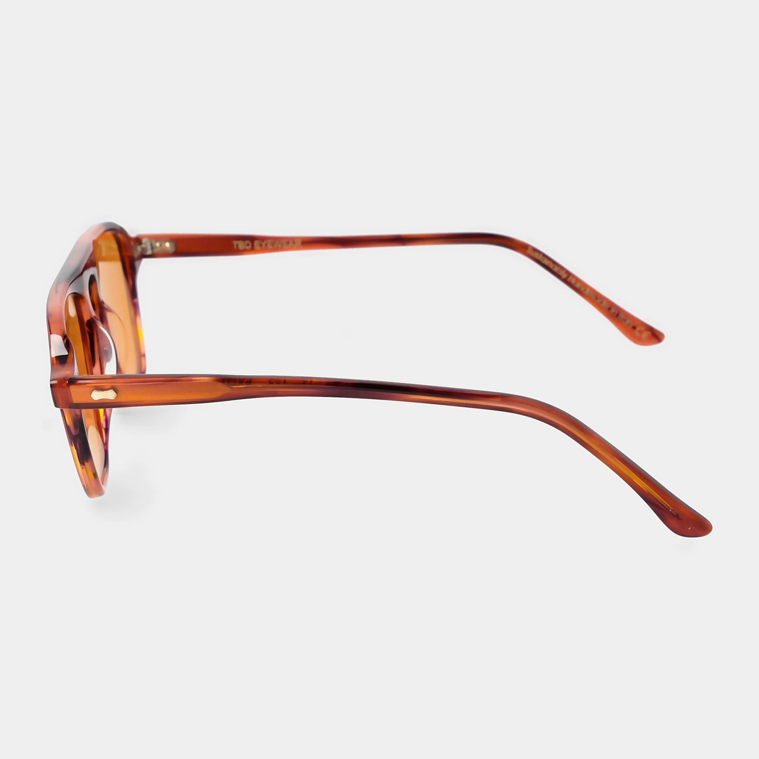 TBD Eyewear Panama Eco Havana Orange Lens Sunglasses Side