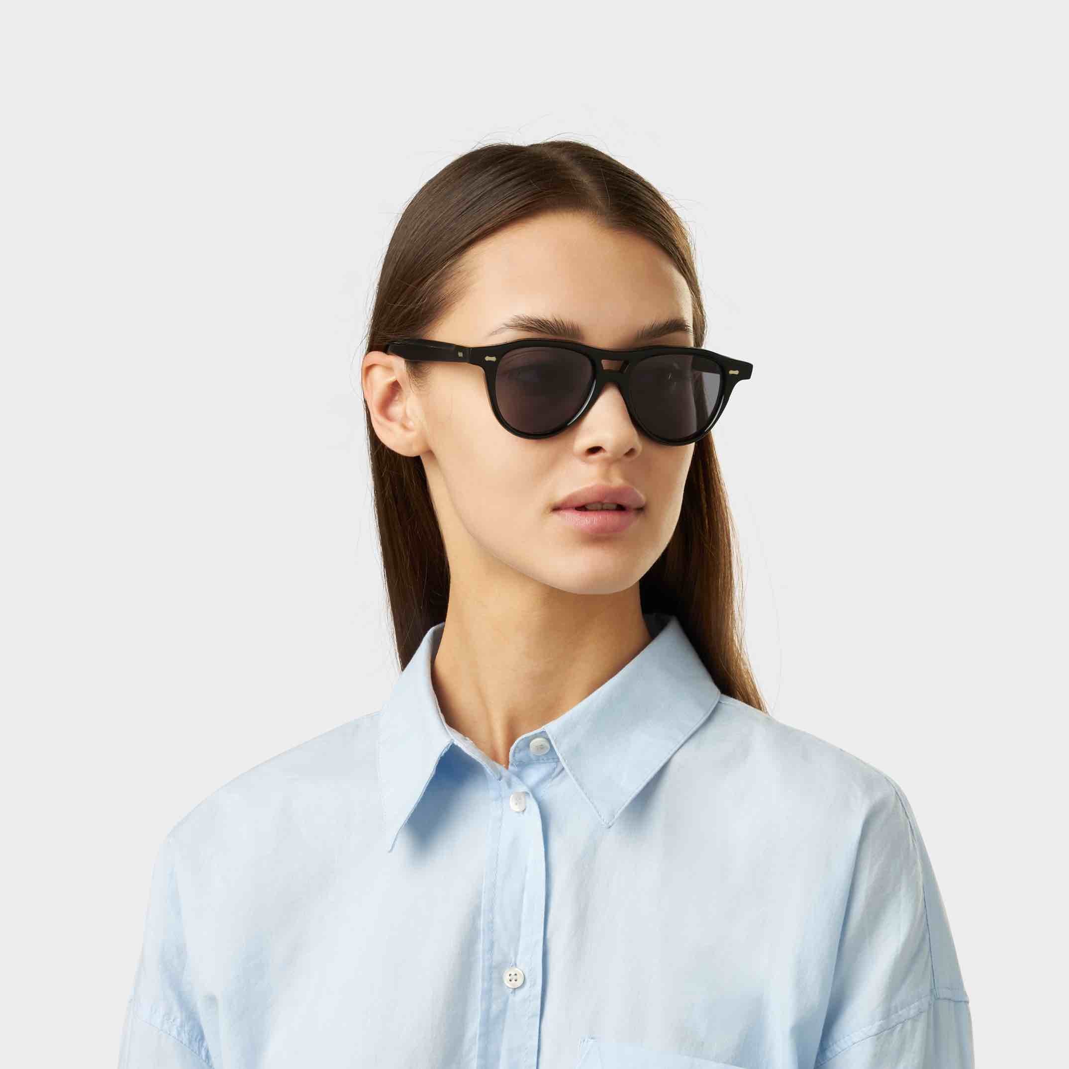TBD Piquet Eco Black Grey Lens Sunglasses Woman