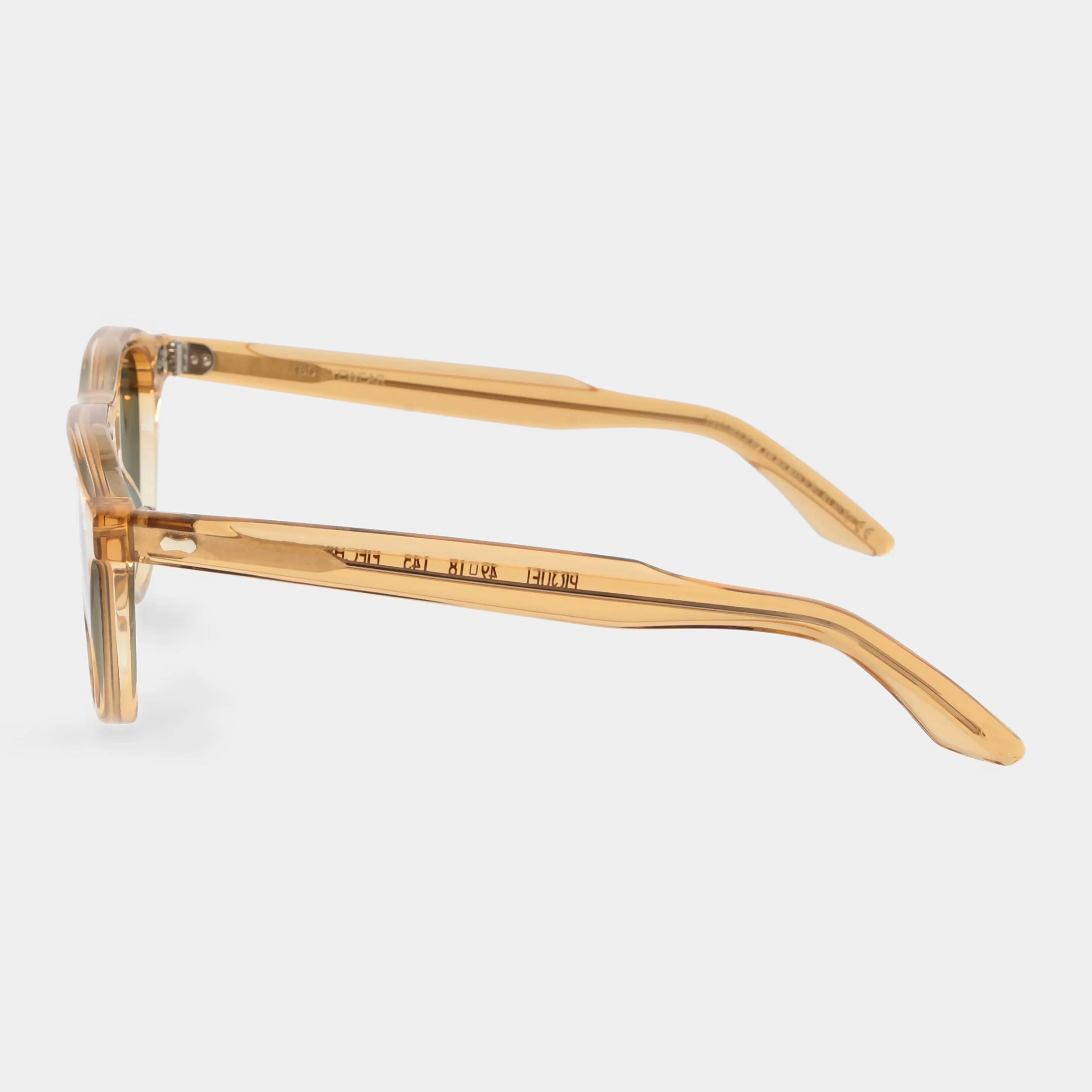 TBD Eyewear Piquet Eco Champagne Bottle Green Lens Sunglasses Side