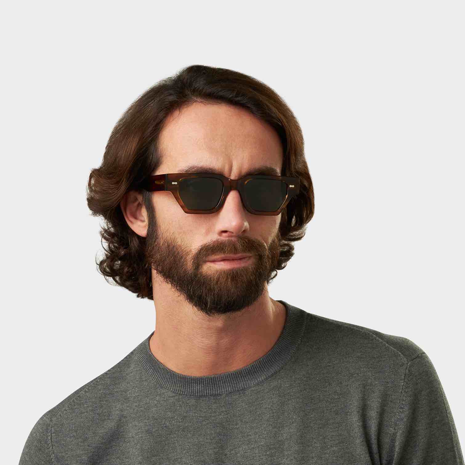 TBD Eyewear Raso Earth Bio Bottle Green Lens Sunglasses Man