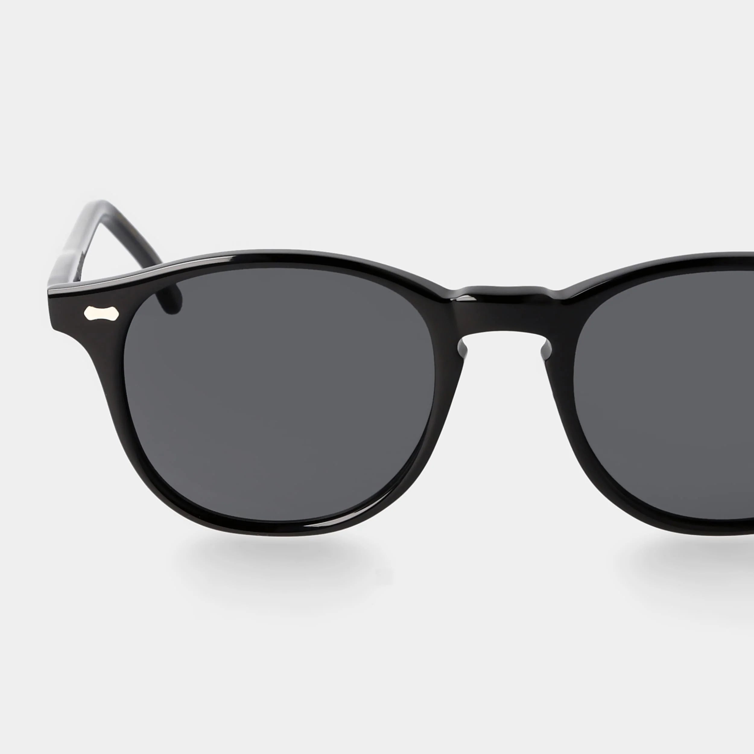 TBD Eyewear Shetland Eco Black Grey Lens Sunglasses Detail