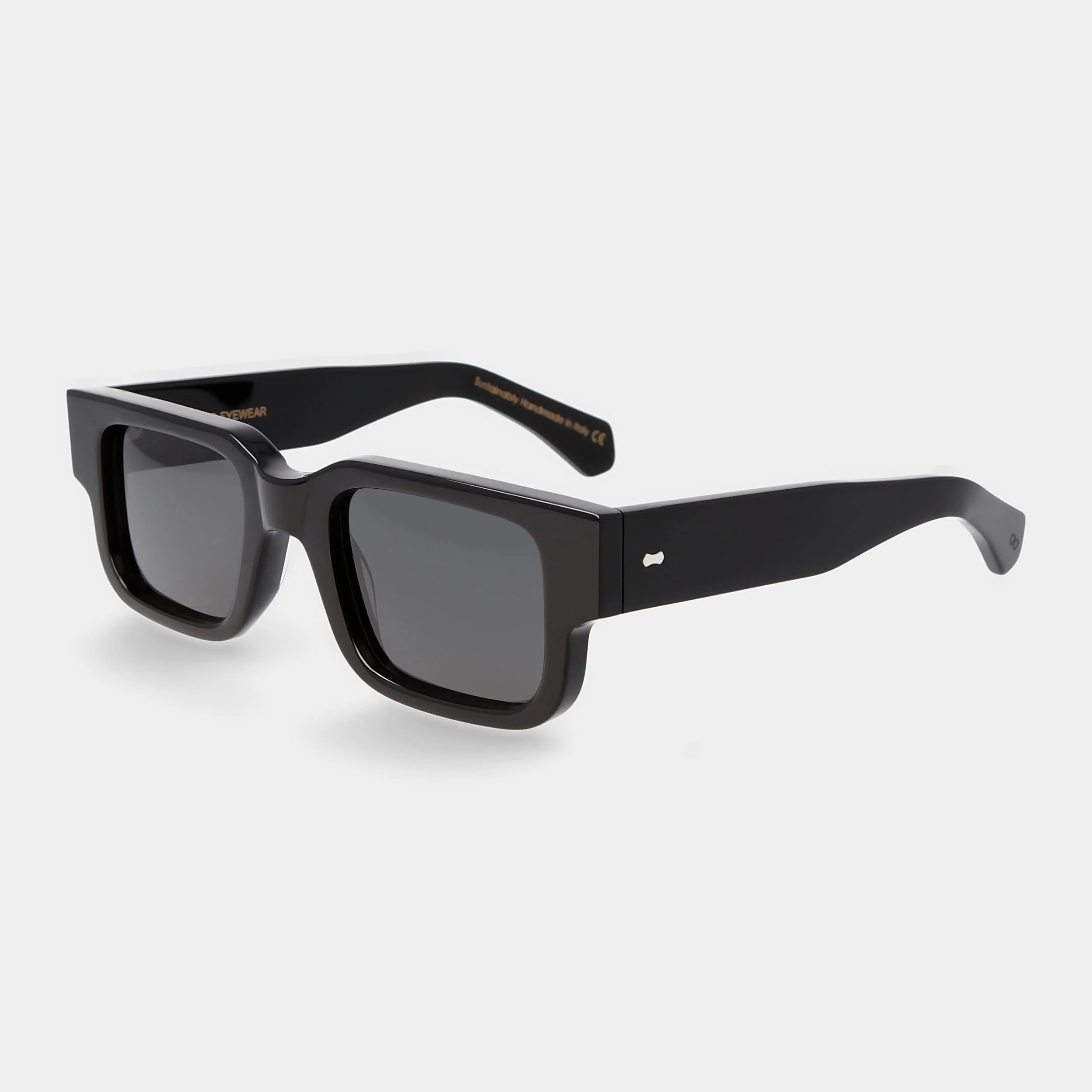 TBD Eyewear Silk Eco Black Grey Lens Sunglasses Angle