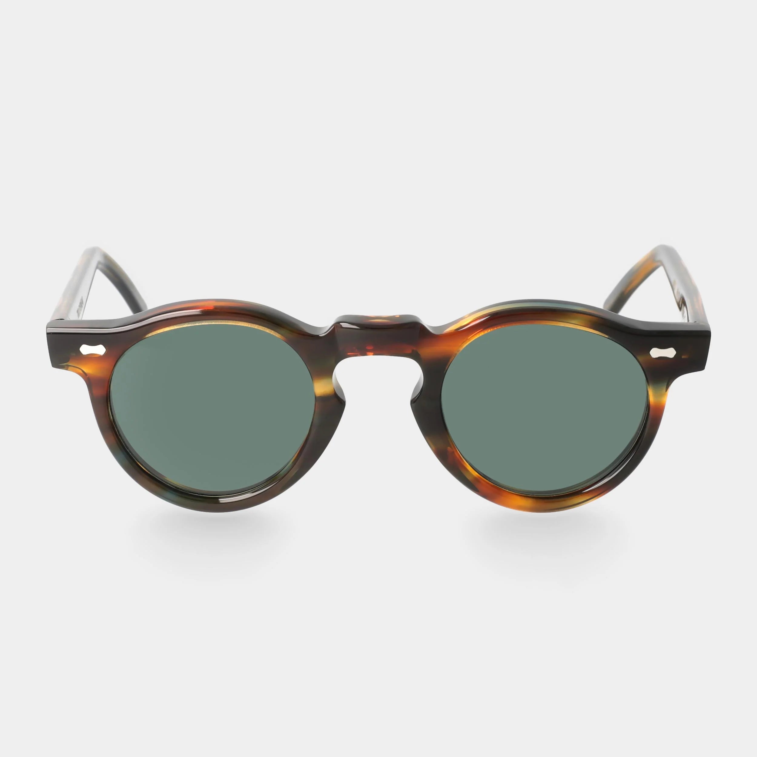 TBD Eyewear Welt River Bottle Green Lens Sunglasses Front