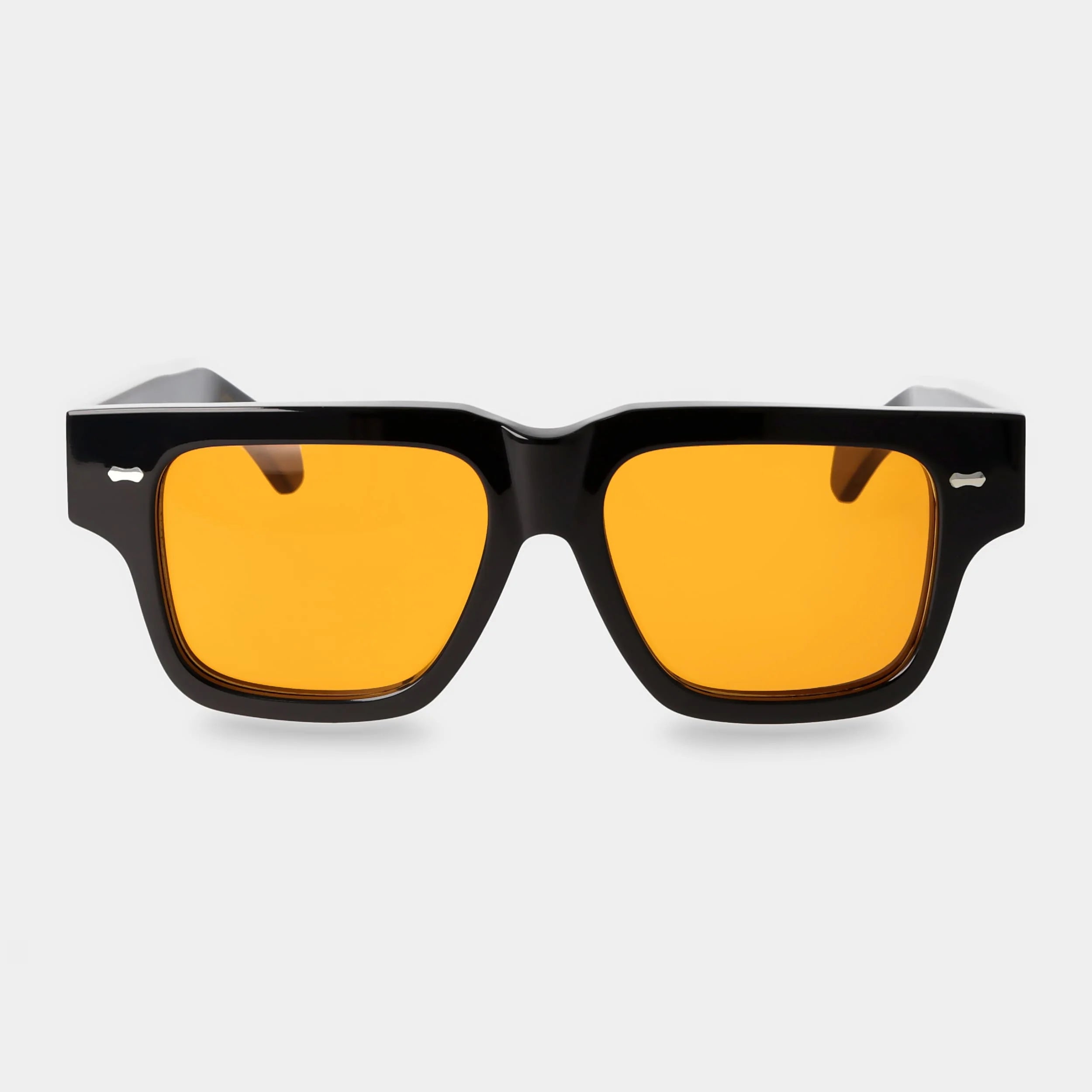 TBD Eyewear Tela Eco Black Orange Lens Sunglasses Front