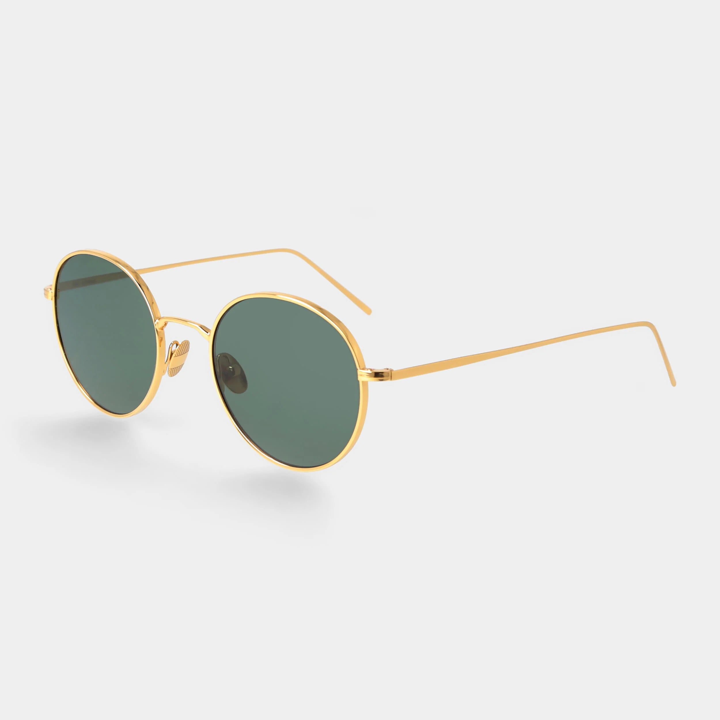 TBD Eyewear Ulster 24K Gold | Bottle Green Lens Sunglasses