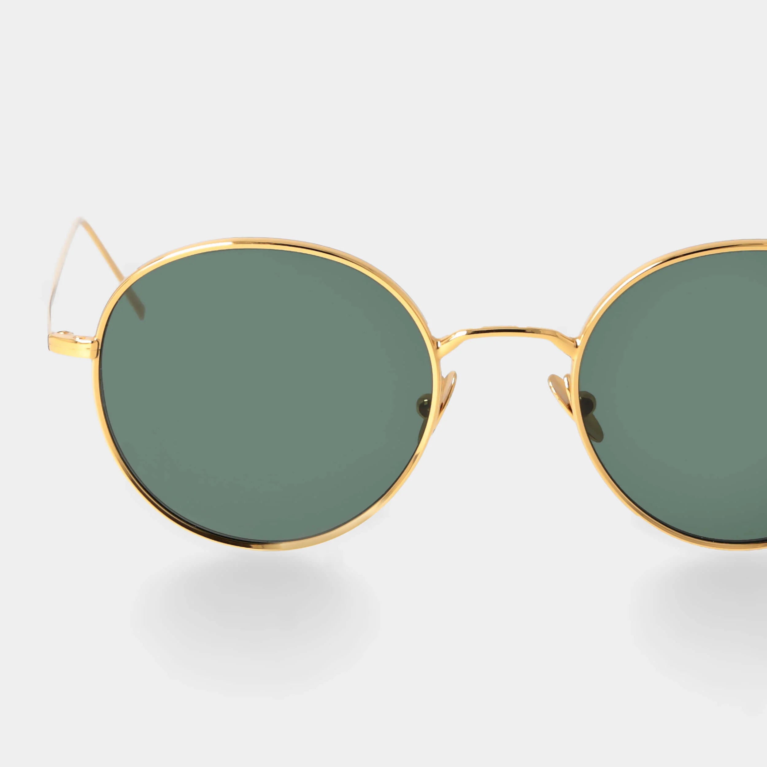 TBD Eyewear Ulster 24K Gold | Bottle Green Lens Sunglasses