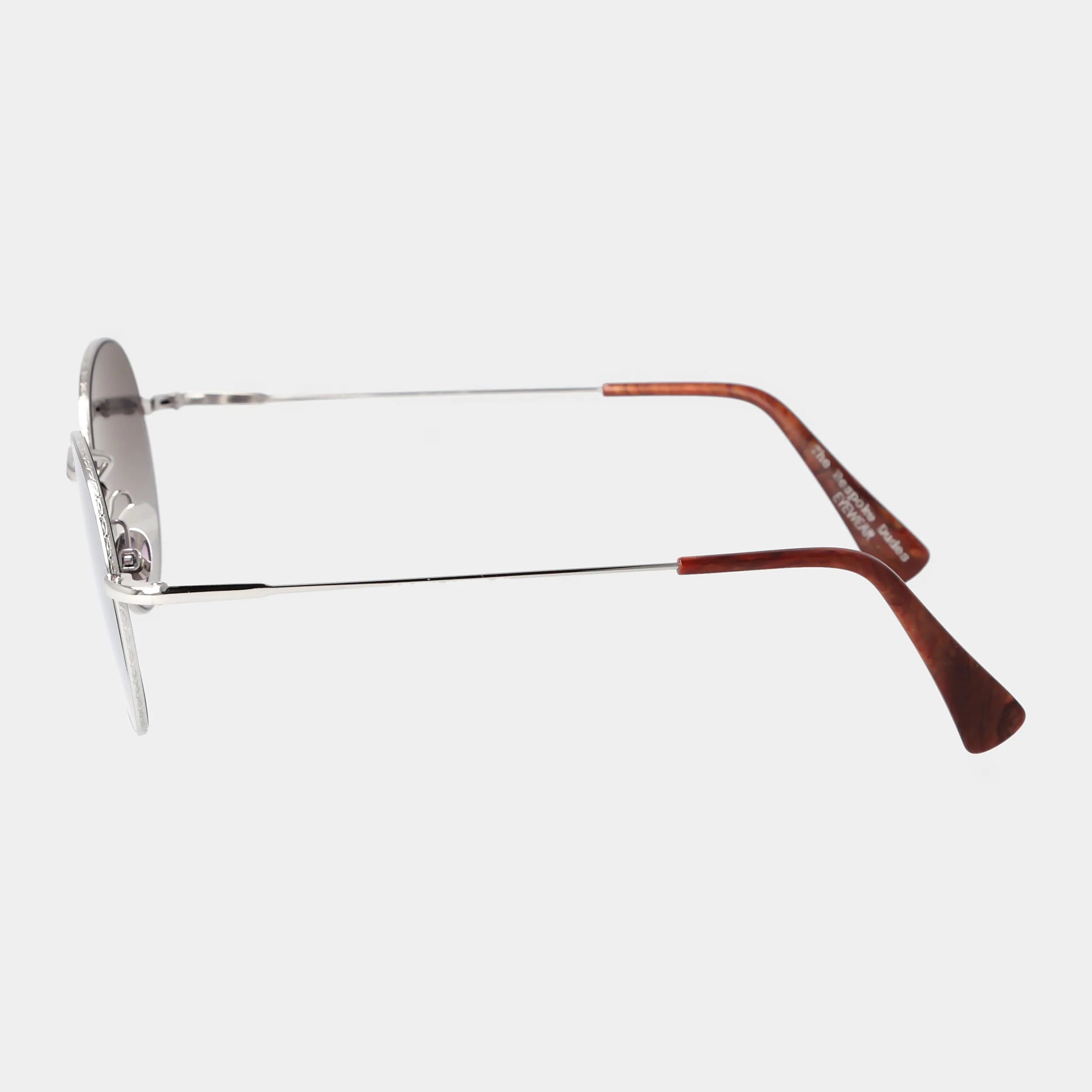 TBD Eyewear Vicuña Rhodium Grey Lens Sunglasses Side