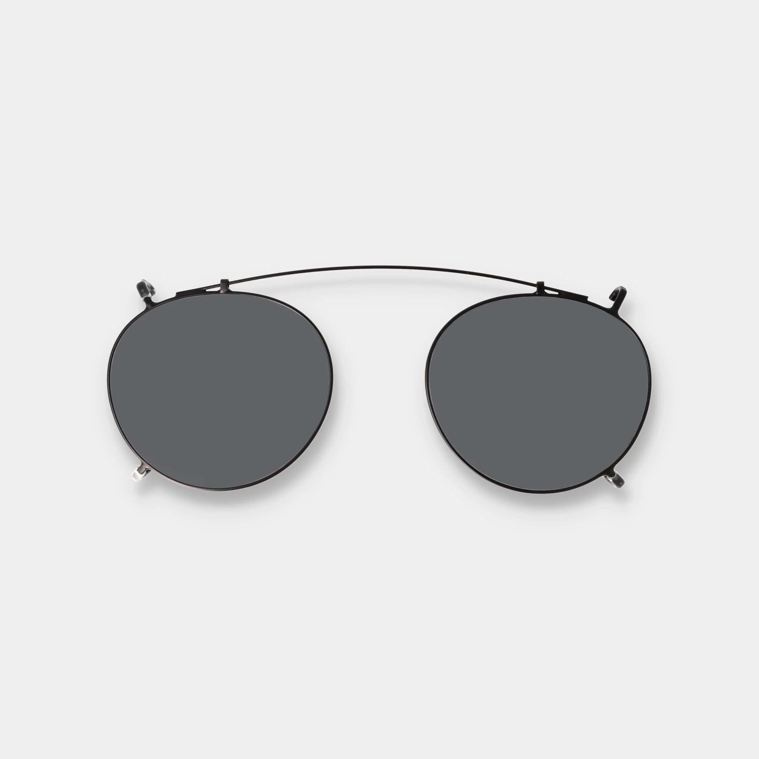TBD Eyewear Welt Clip Black Grey Lens Front