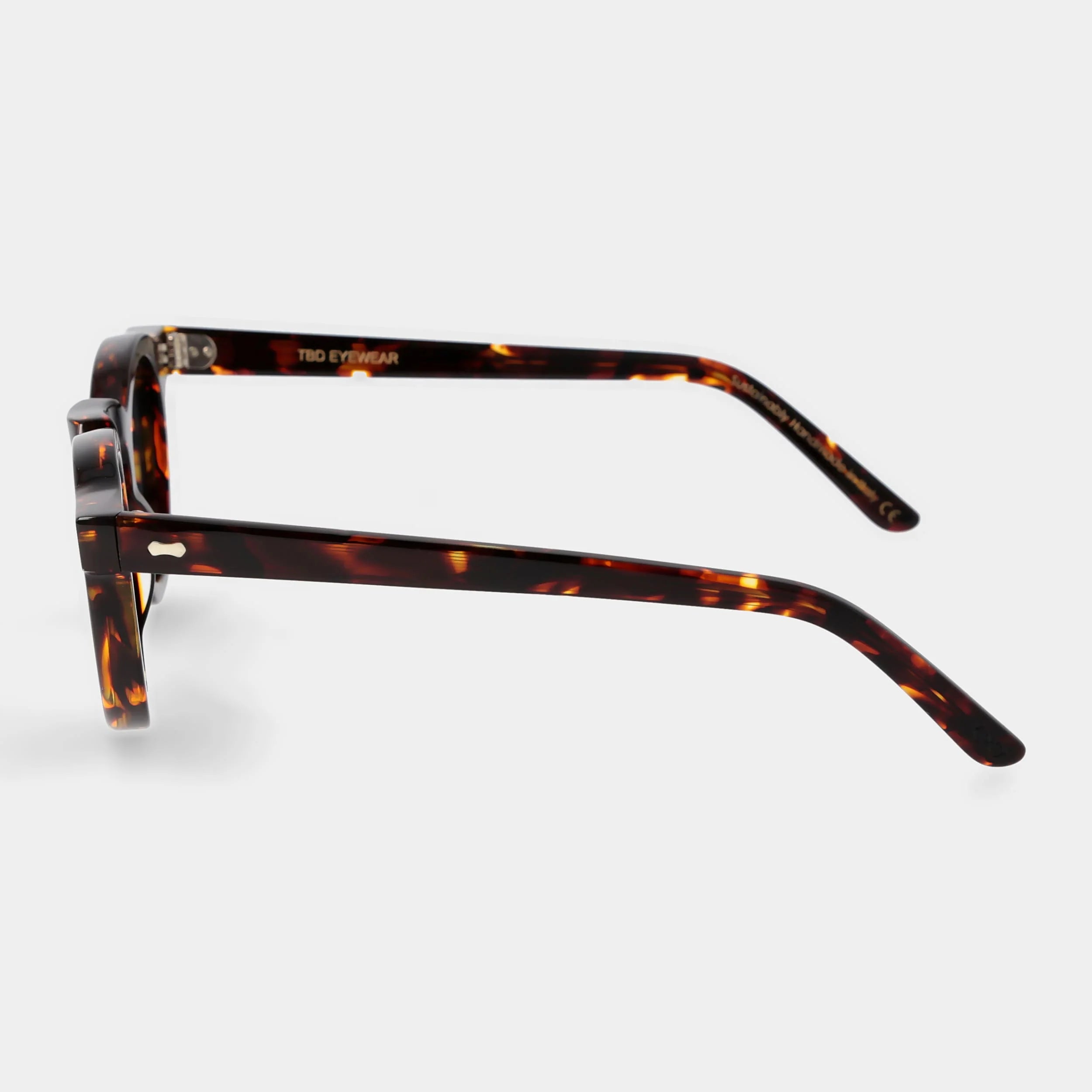 TBD Eyewear Welt Eco Dark Havana Grey Lens Sunglasses Side